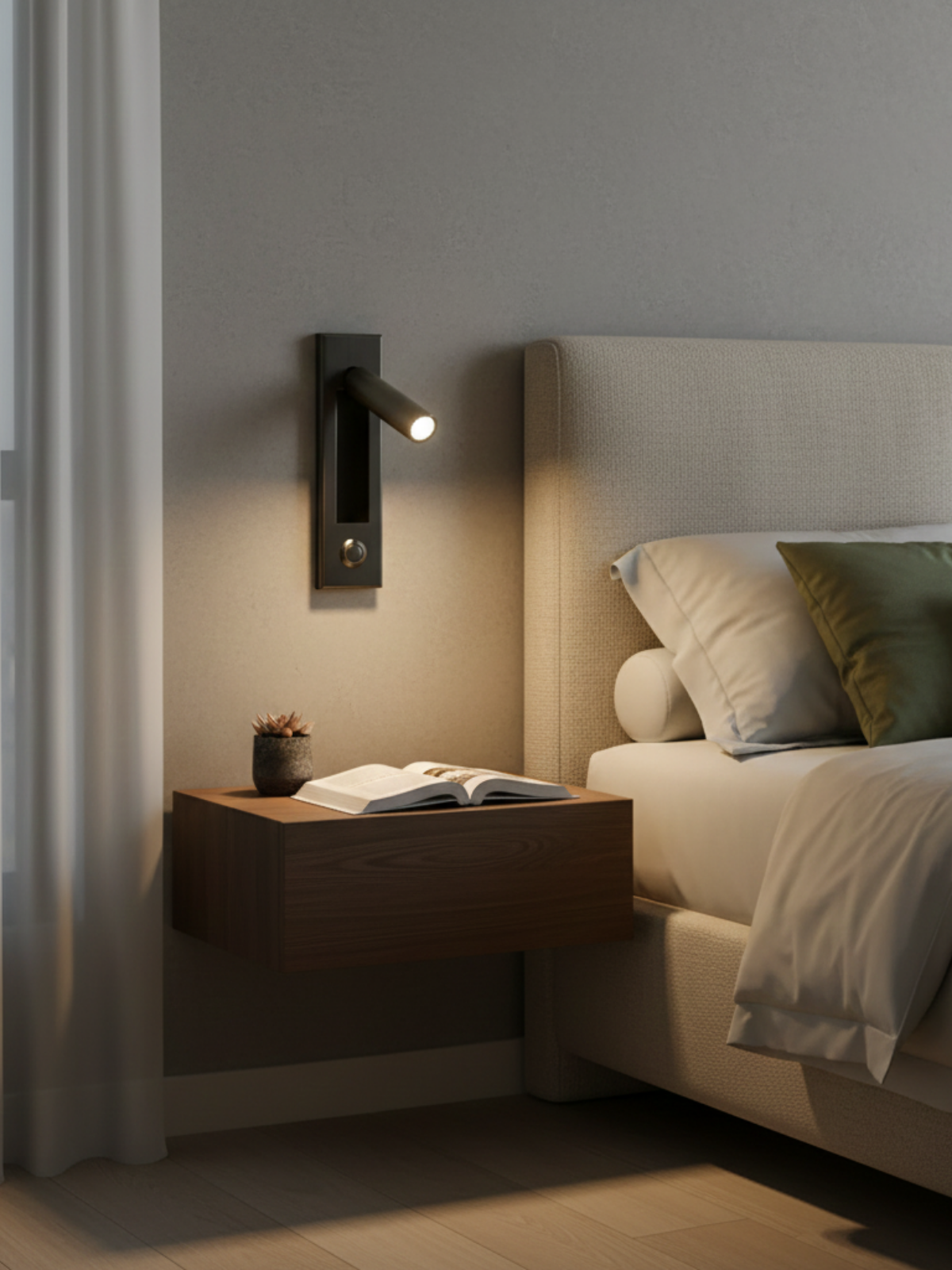 The Luminous Point – Minimalist Precision Wall Spotligh