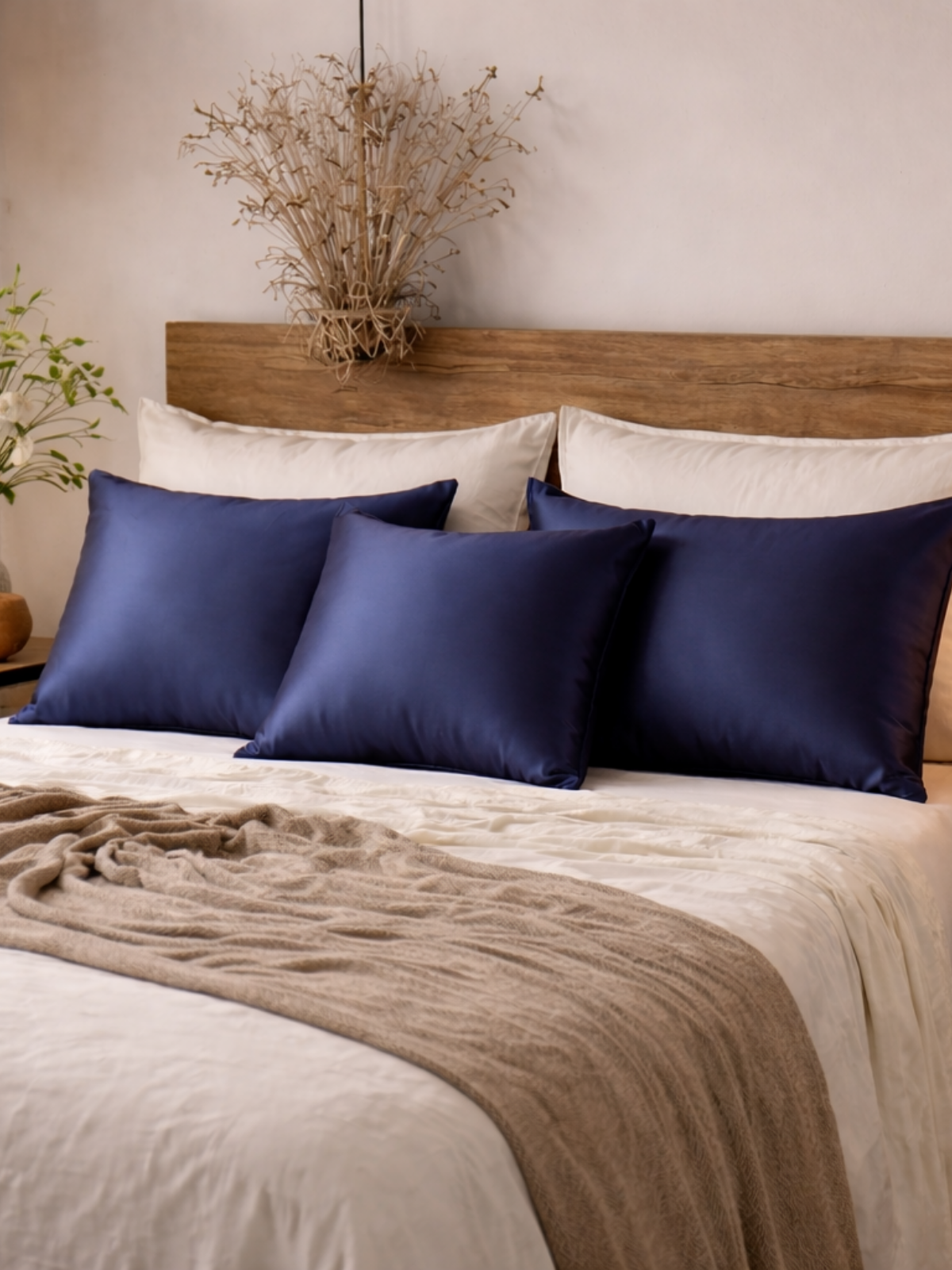 Veloura Satin Pillowcase – Smooth Hair & Skin Sleep Essential