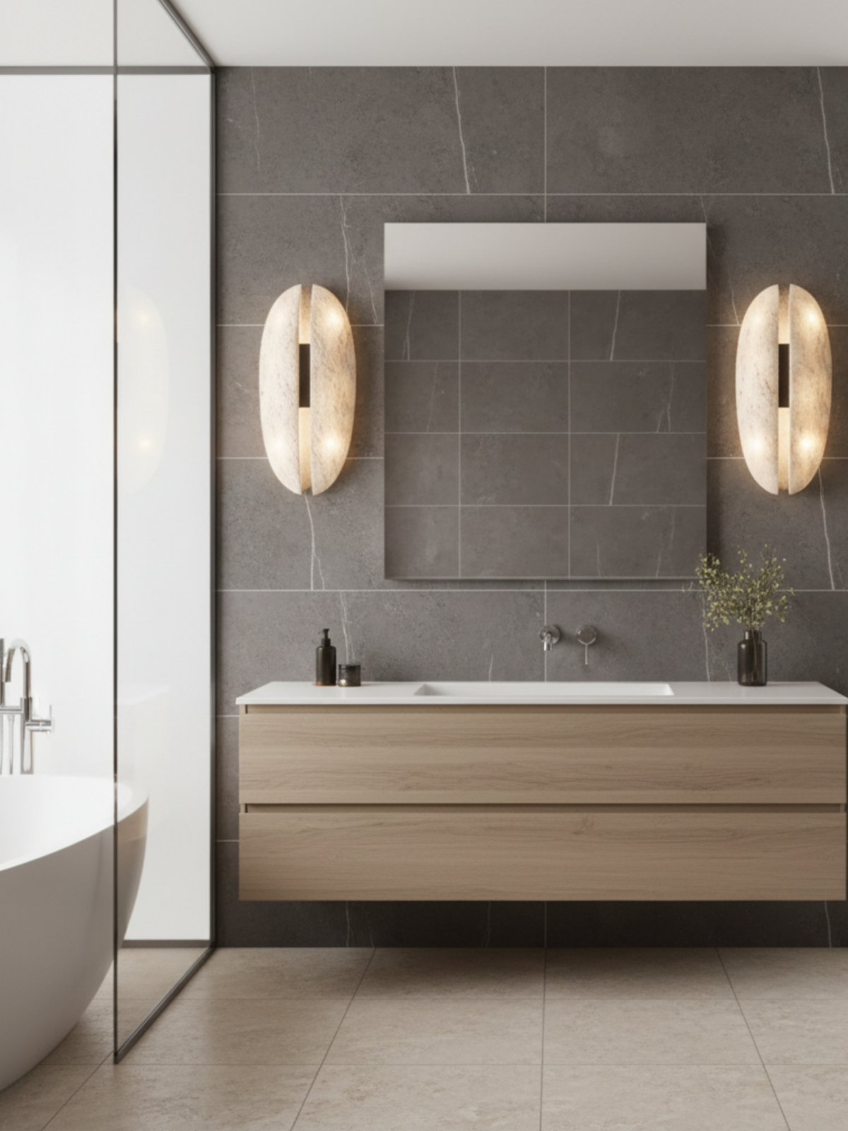 Geloe Marble Wall Sconce