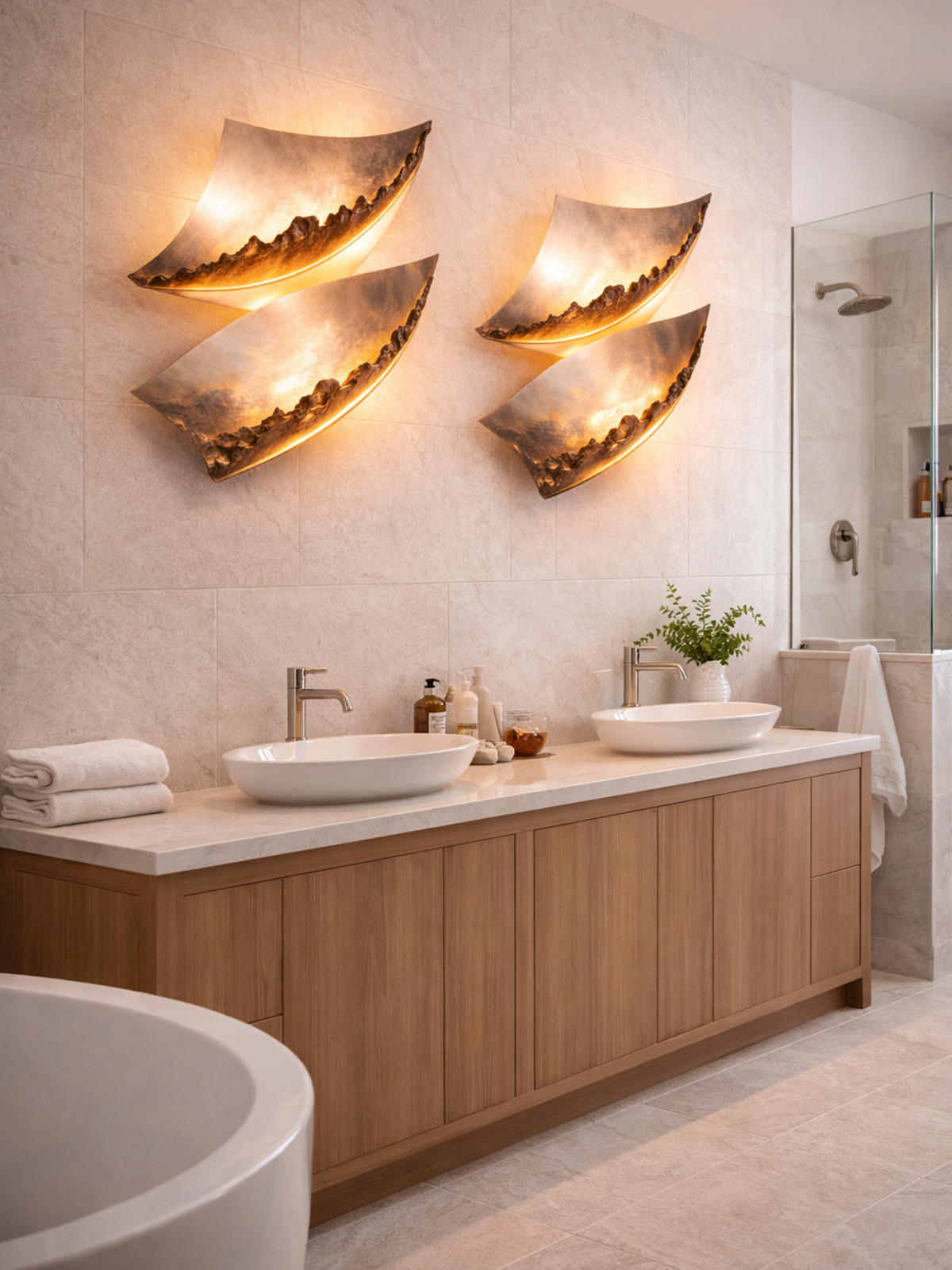 Burning Paper Wall Light – Sculptural Flame-Inspired Wall Sconce