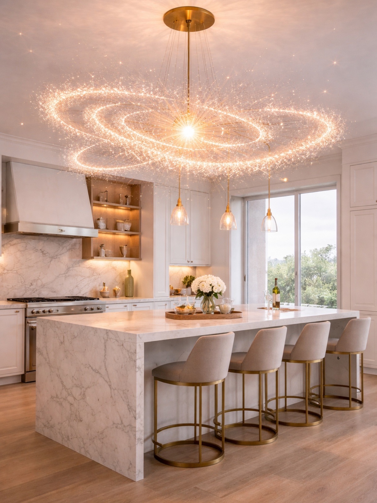 Celestial Galaxy Chandelier – Cosmic Luxury Statement Light