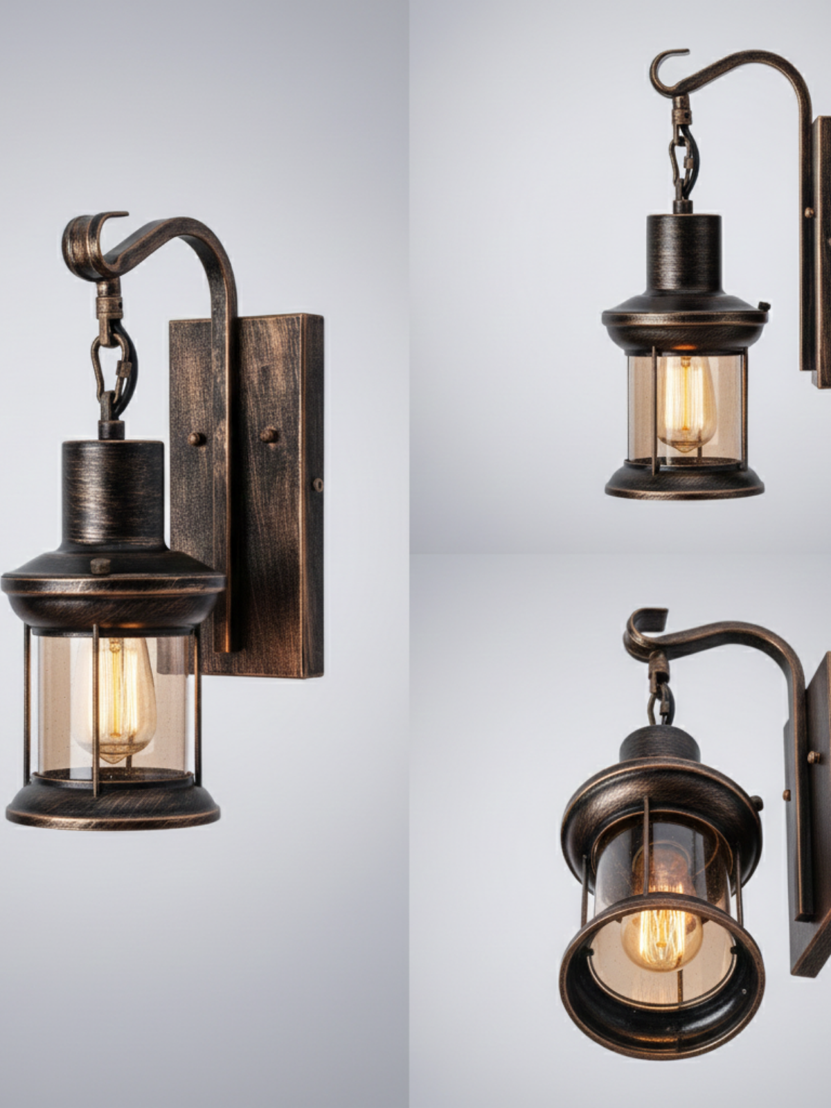 Alessio Retro Farmhouse Wall Lamp
