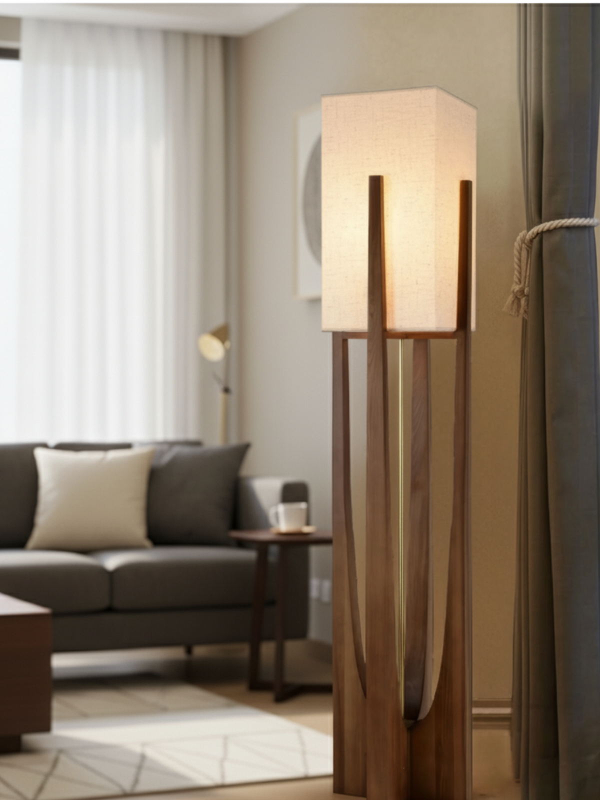 The Wabi Sabi Sculptural Floor Lamp