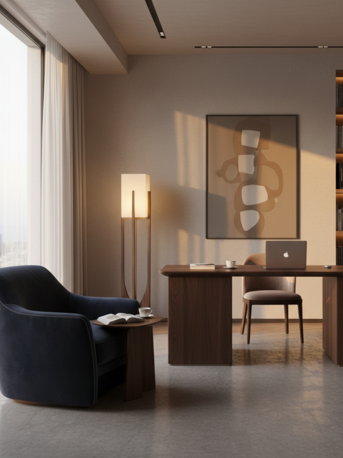 The Wabi Sabi Sculptural Floor Lamp