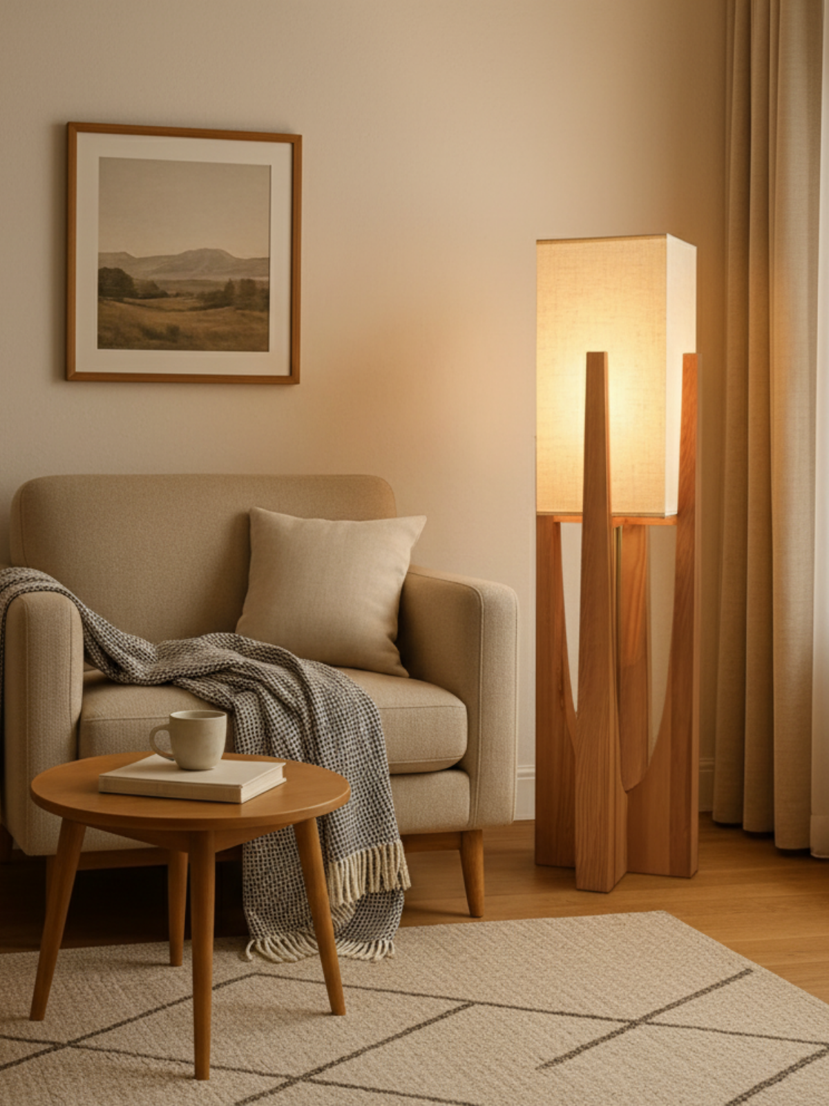 The Wabi Sabi Sculptural Floor Lamp