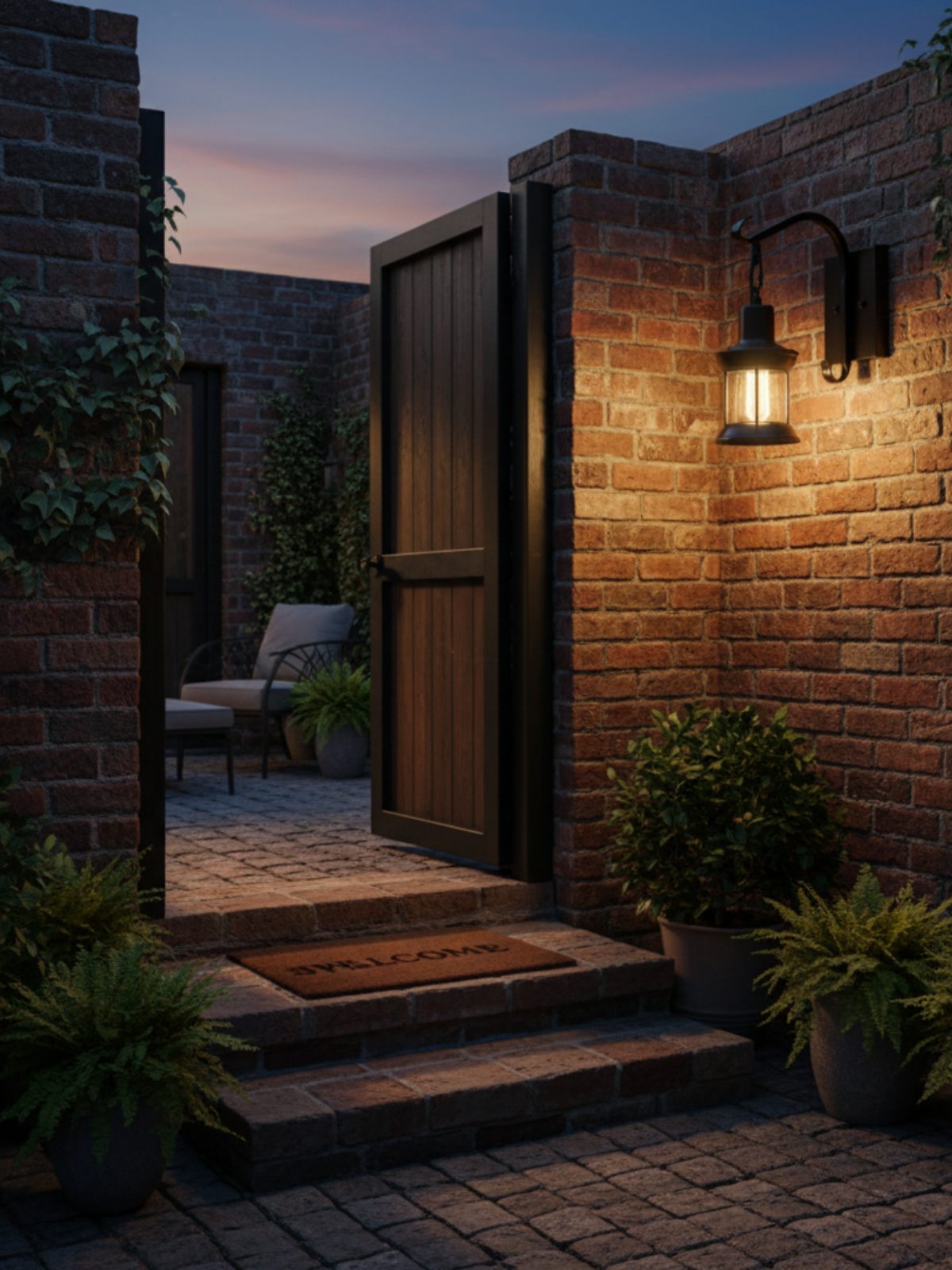 Alessio Retro Farmhouse Wall Lamp