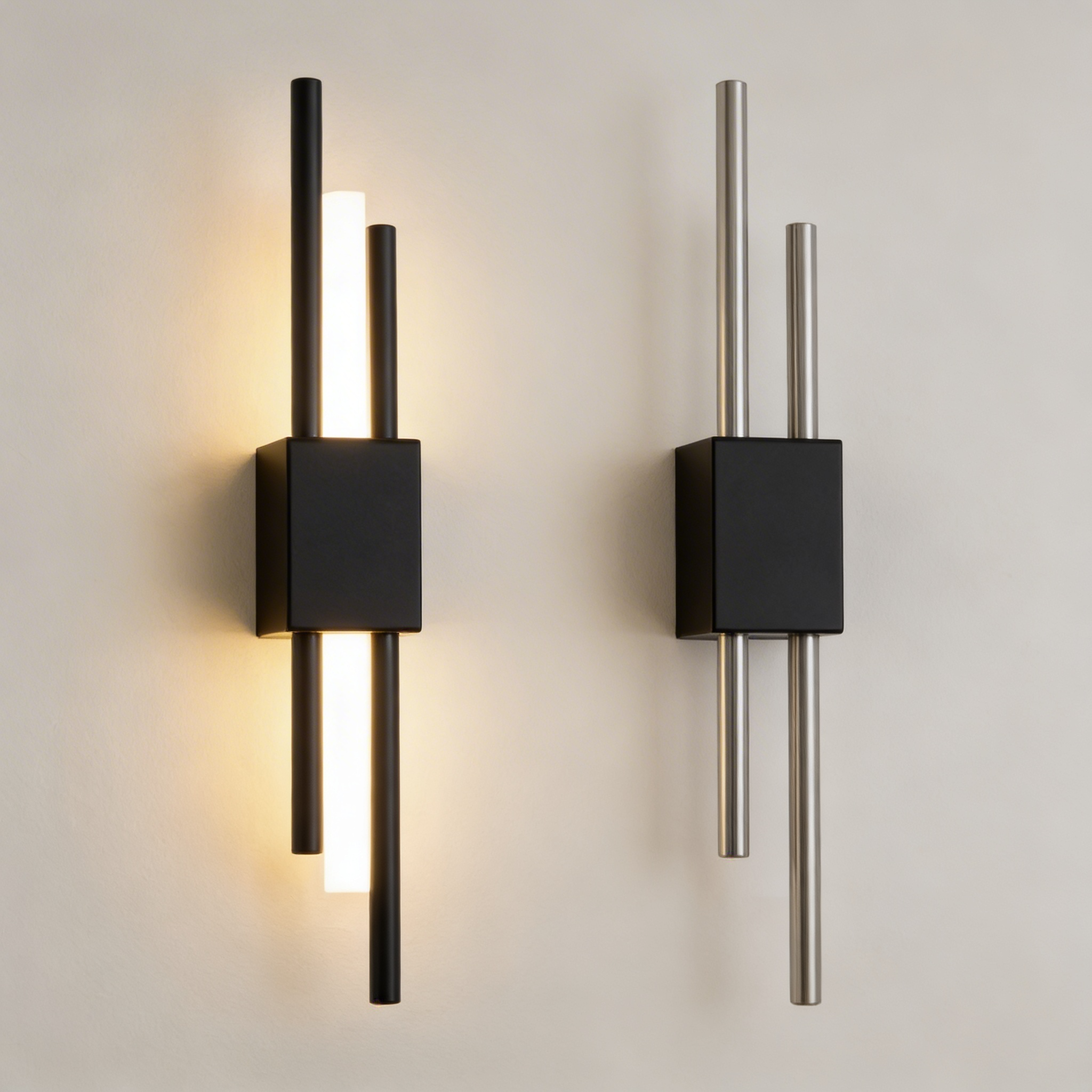 Geloe Dual-Bar LED Wall Sconce