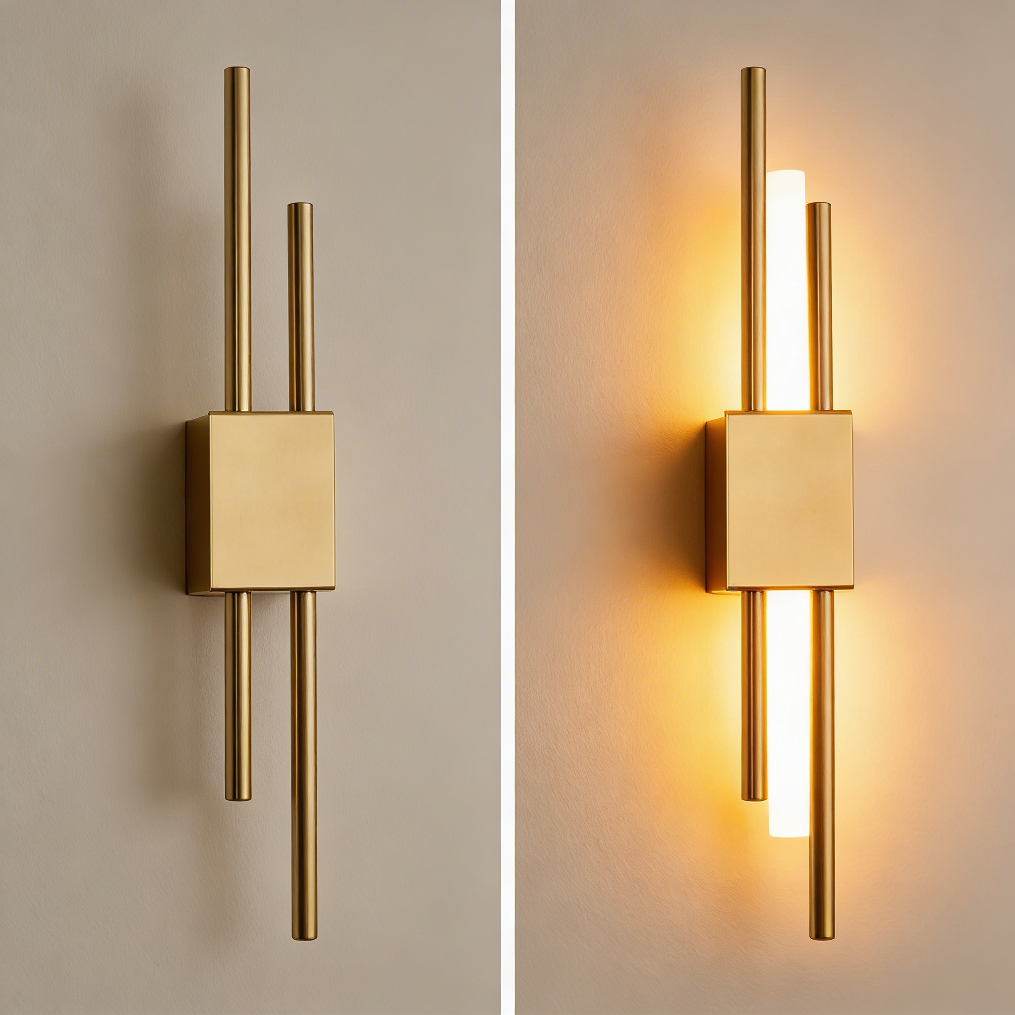 Geloe Dual-Bar LED Wall Sconce
