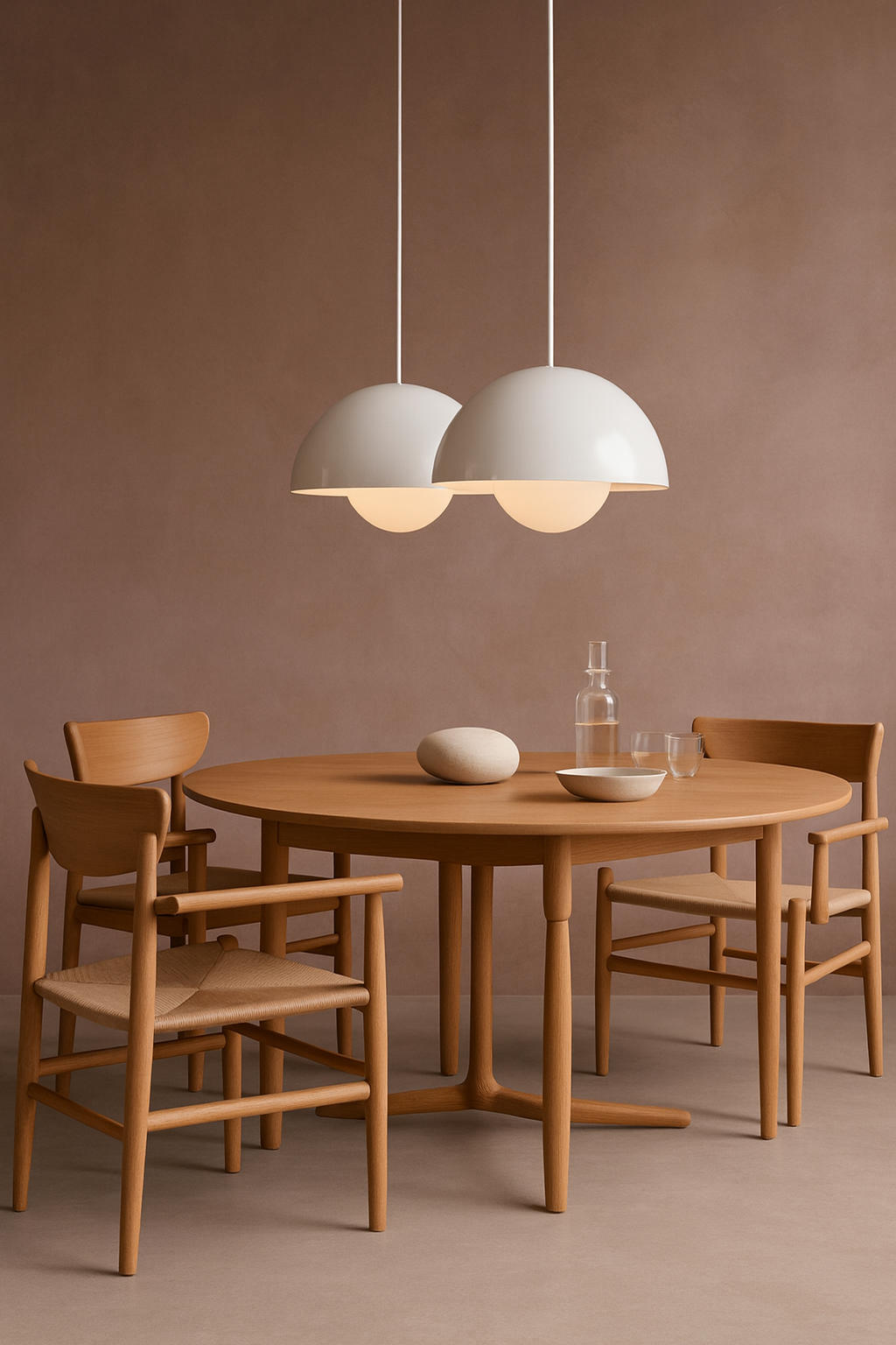 Modern Semi-Circular Ceiling Light
