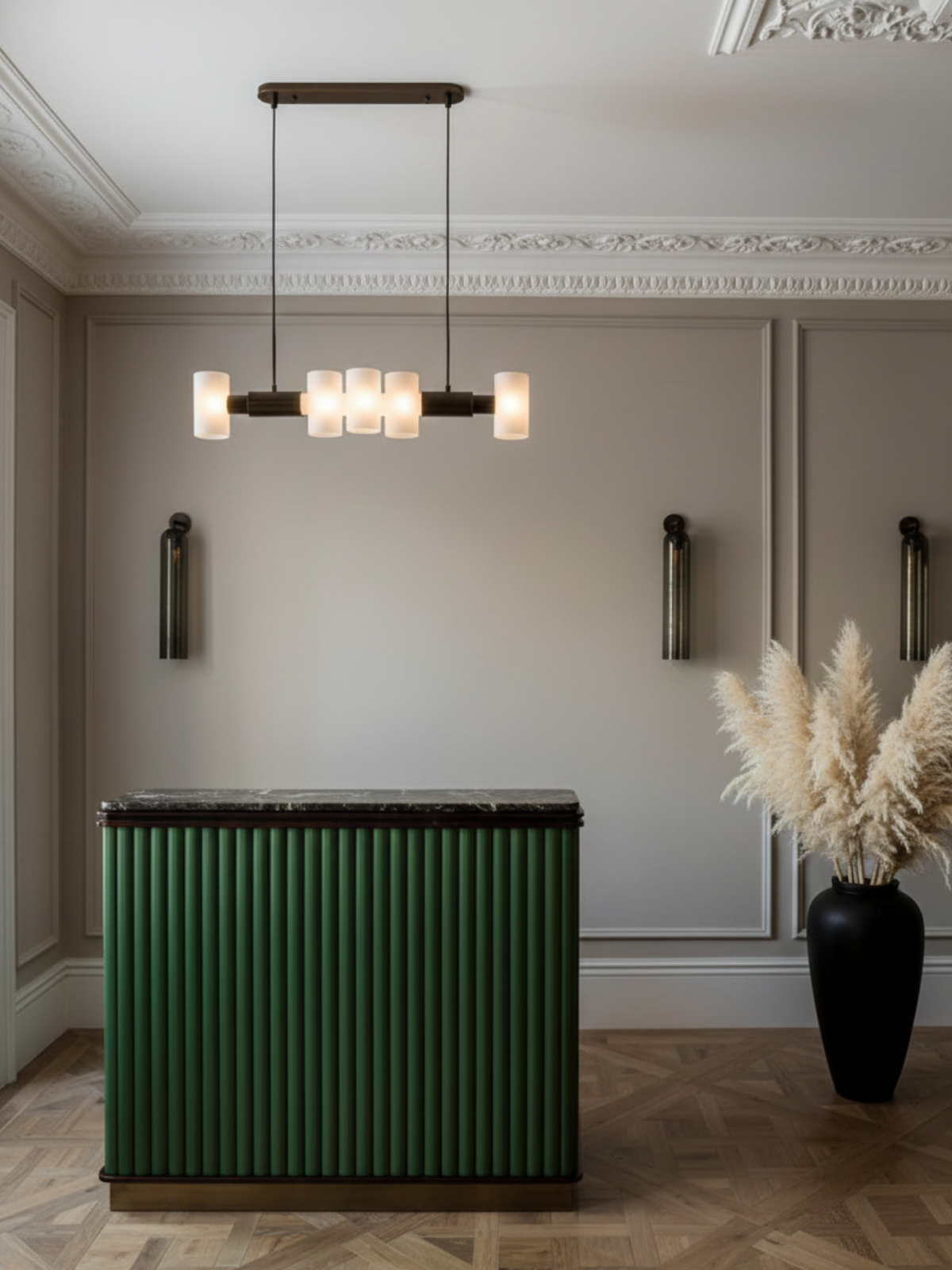 Art Glass Capsule Sconce