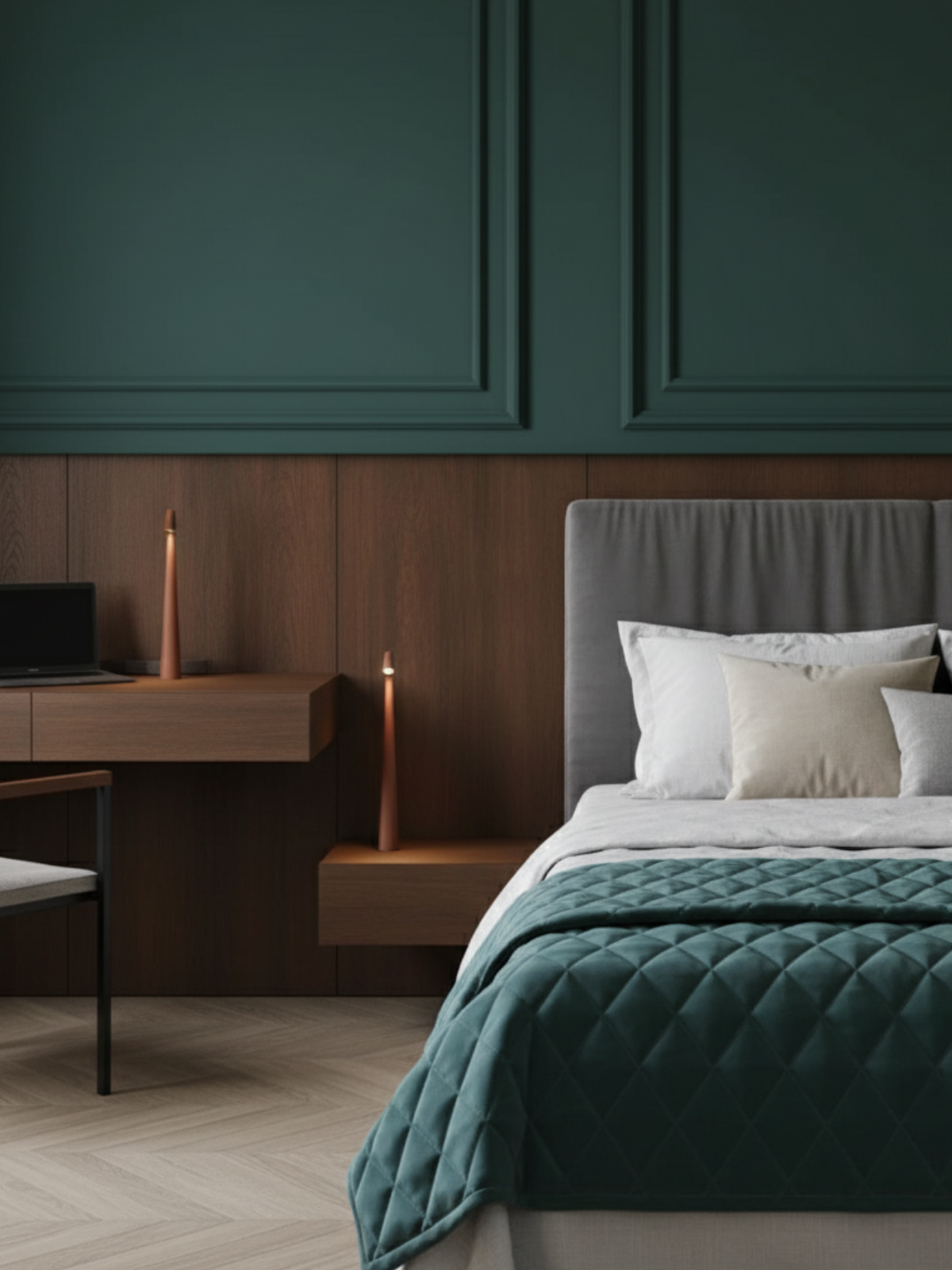 Cordless Table Lamp with LED Light