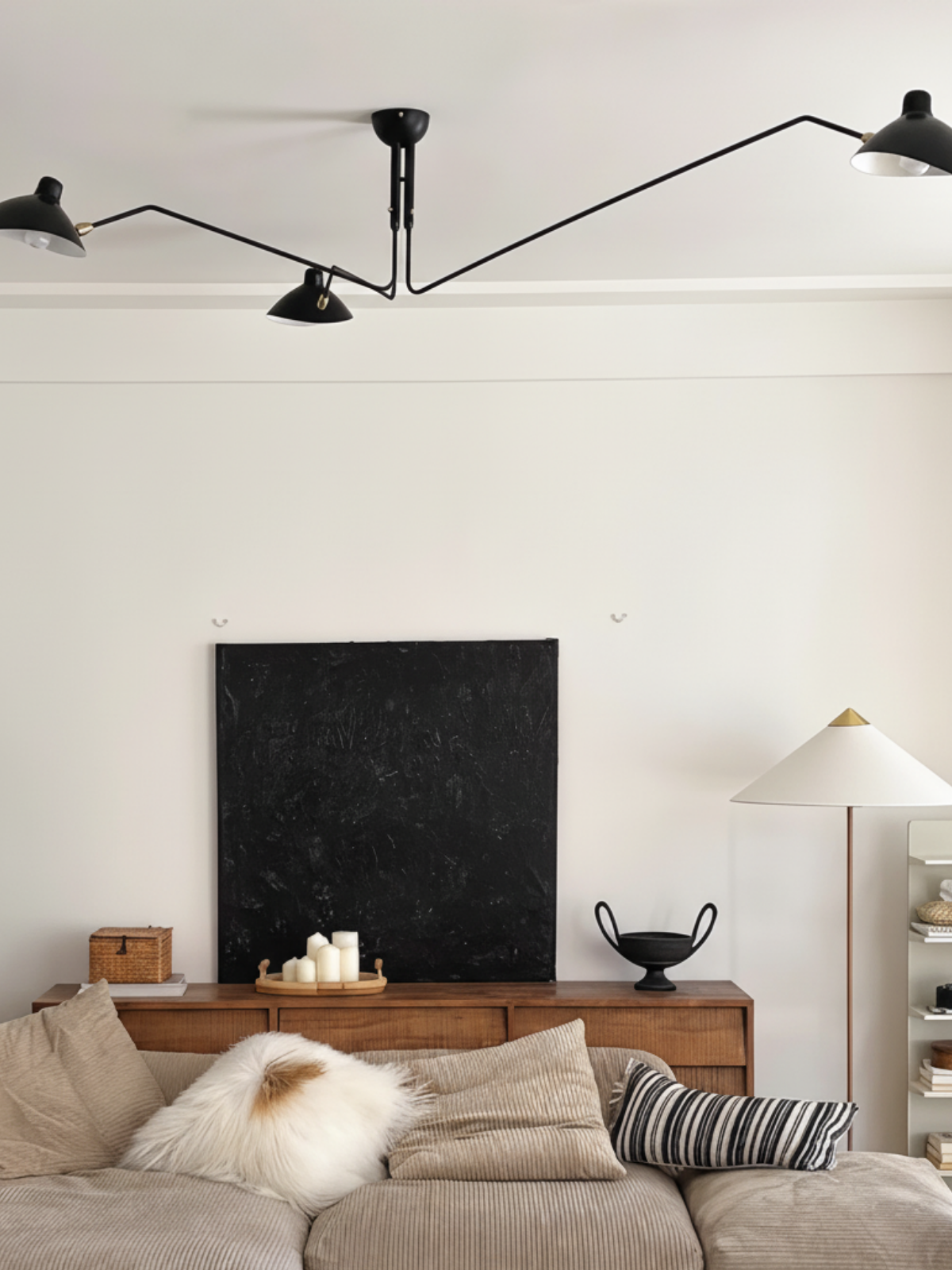 Modern Sculptural Ceiling Light