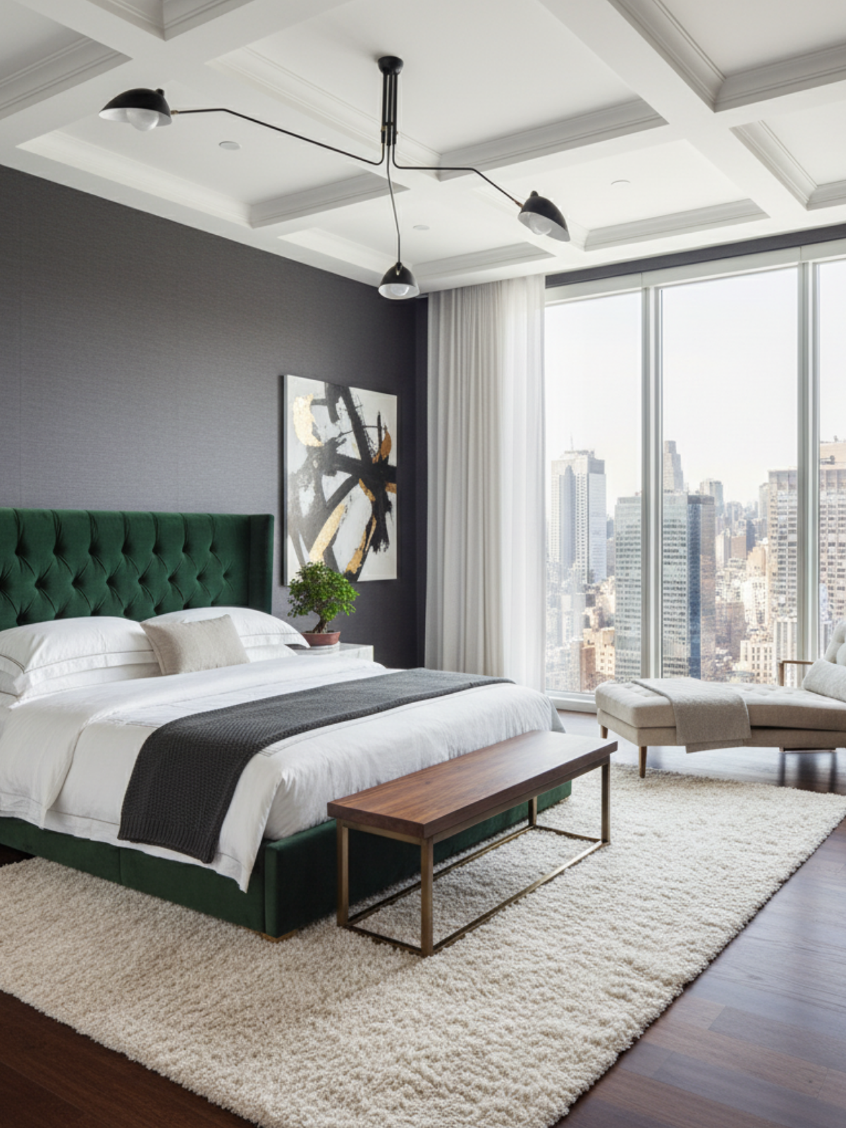 Modern Sculptural Ceiling Light