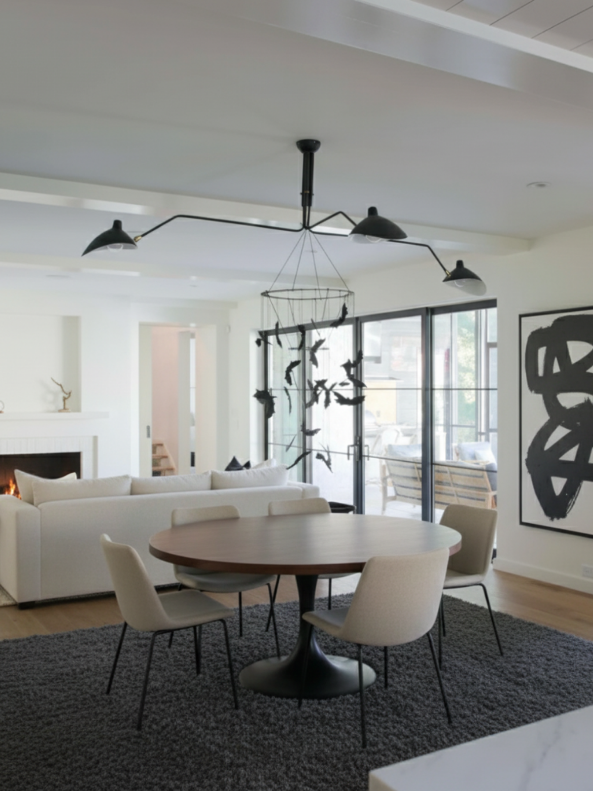 Modern Sculptural Ceiling Light