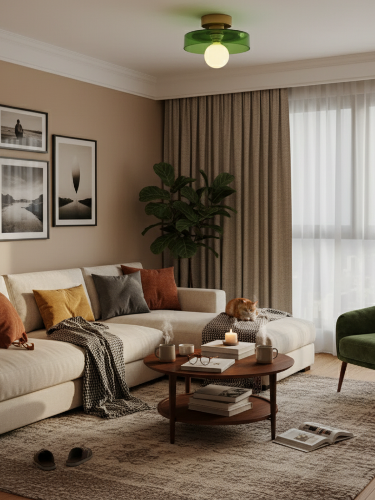 Bauhaus Mount Ceiling Light