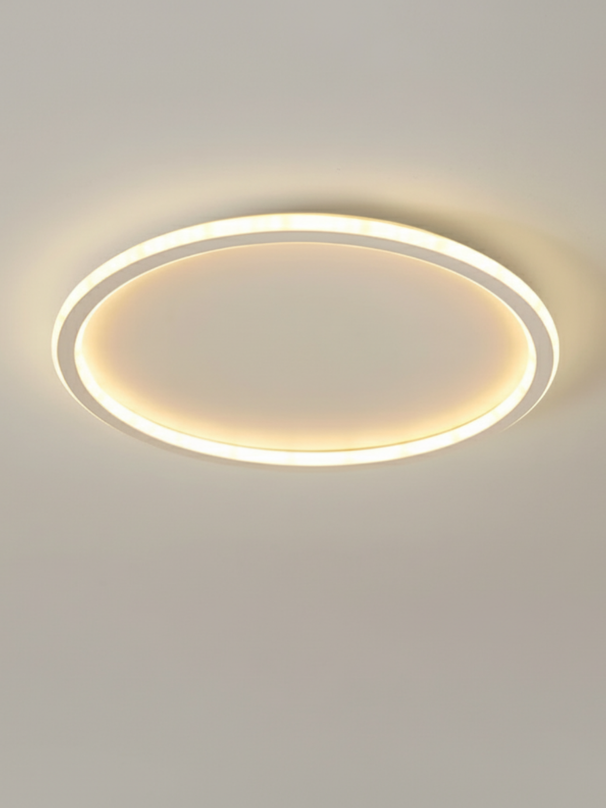 Scandinavian Round Flush Mount Ceiling Light