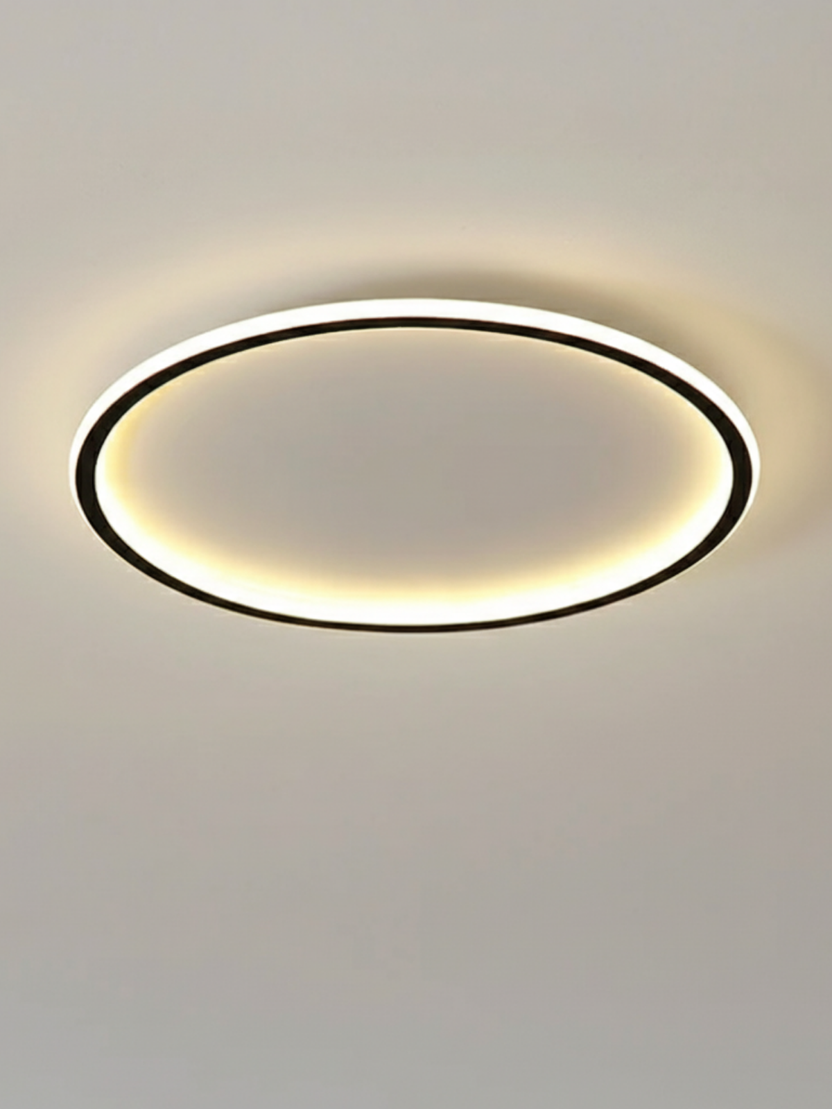 Scandinavian Round Flush Mount Ceiling Light