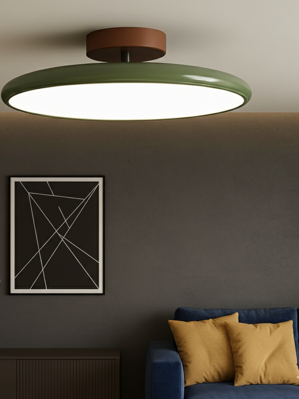 Adjustable LED Ceiling Flush Mount Light Fixture