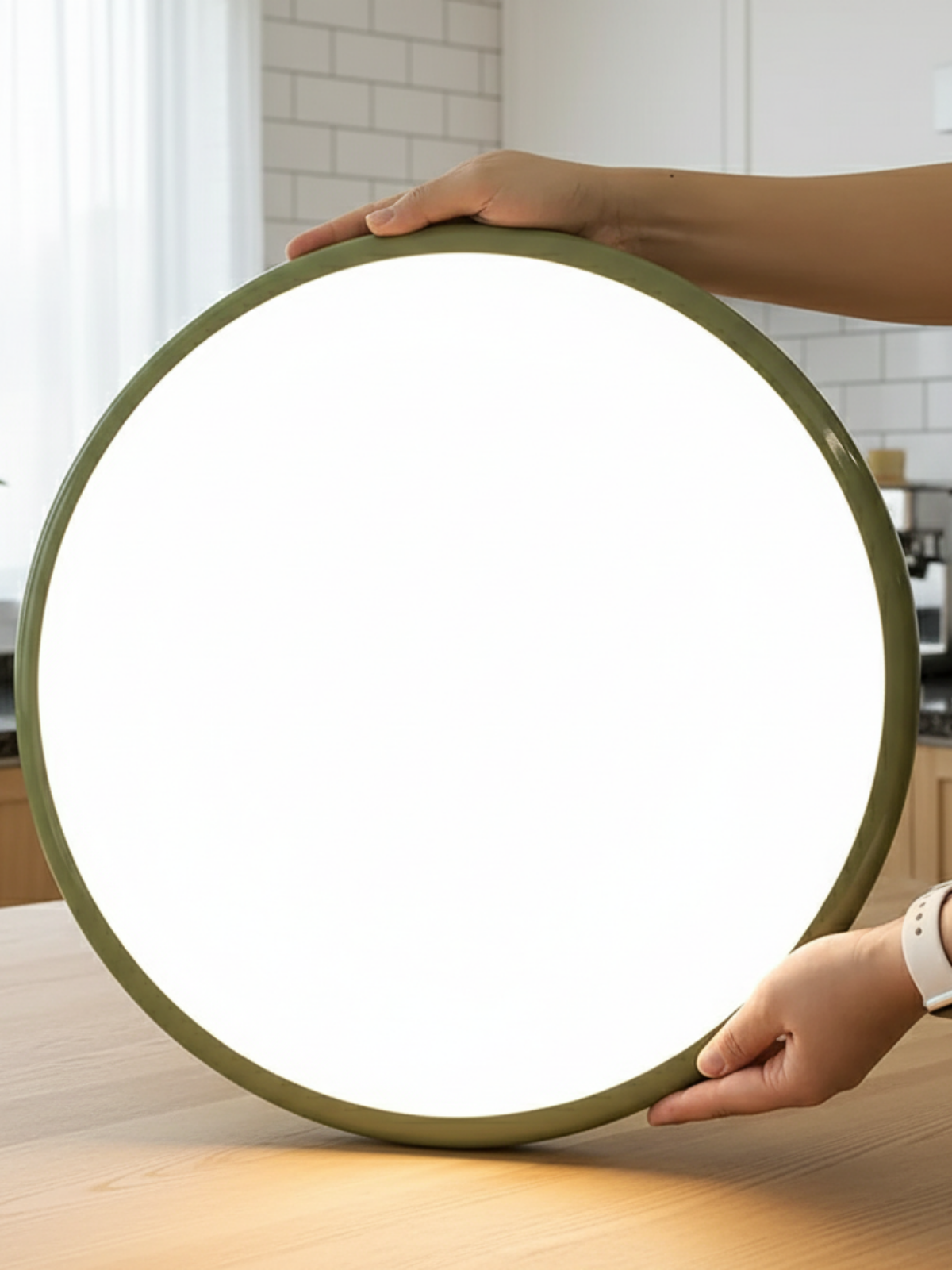 Adjustable LED Ceiling Flush Mount Light Fixture