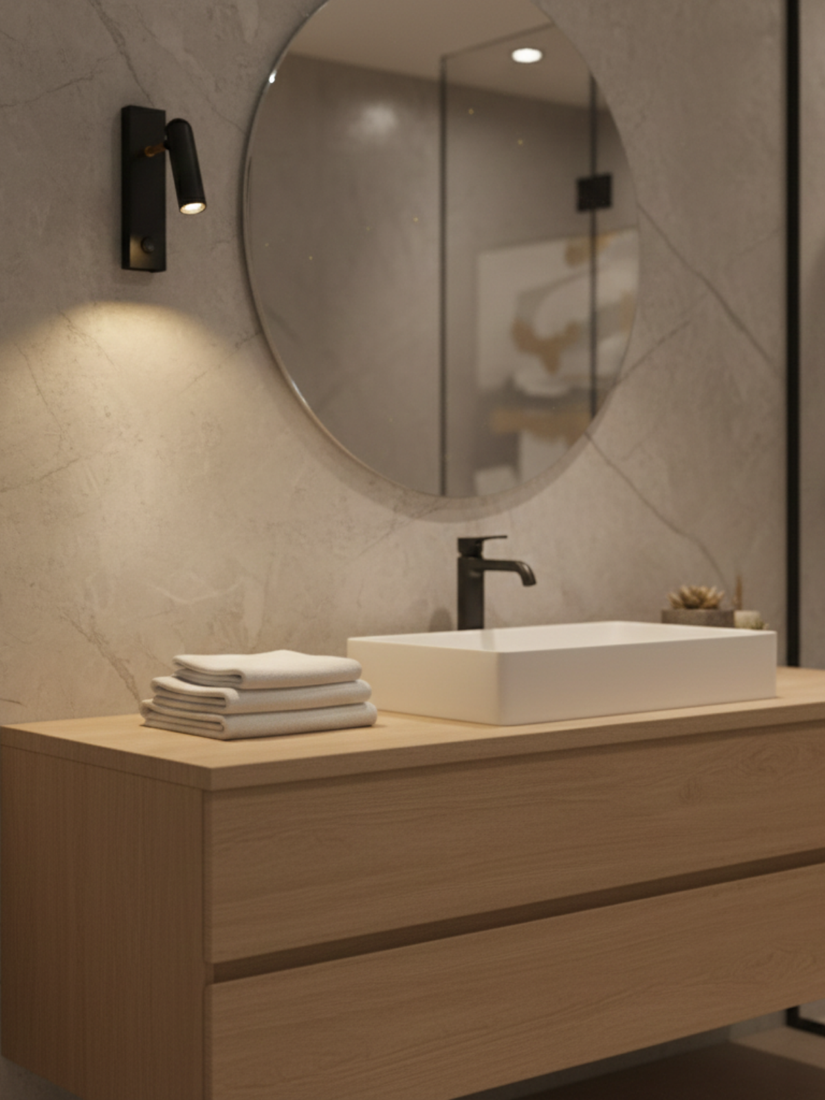 The Luminous Point – Minimalist Precision Wall Spotligh