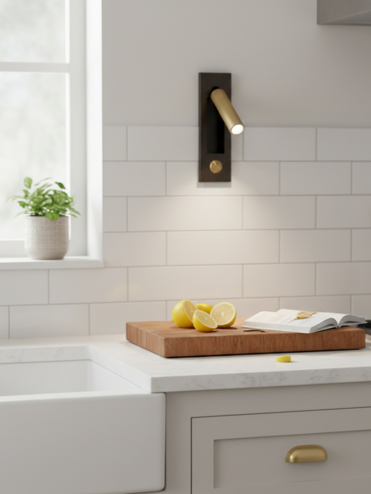 The Luminous Point – Minimalist Precision Wall Spotligh