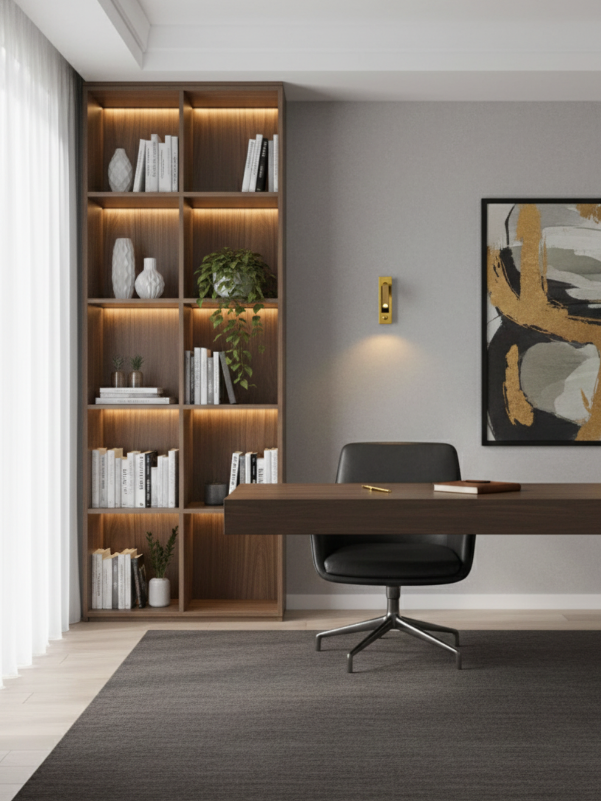 The Luminous Point – Minimalist Precision Wall Spotligh