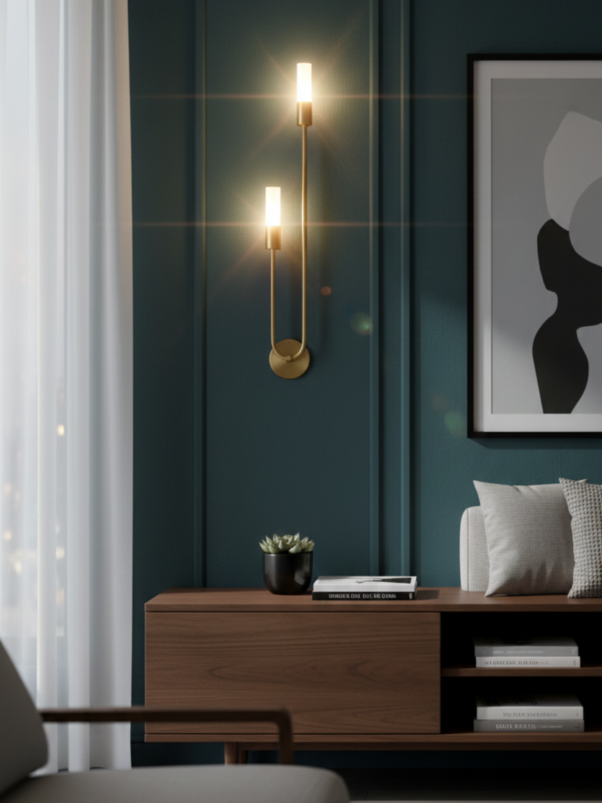 The Golden Sculpture Sconce Wall Light