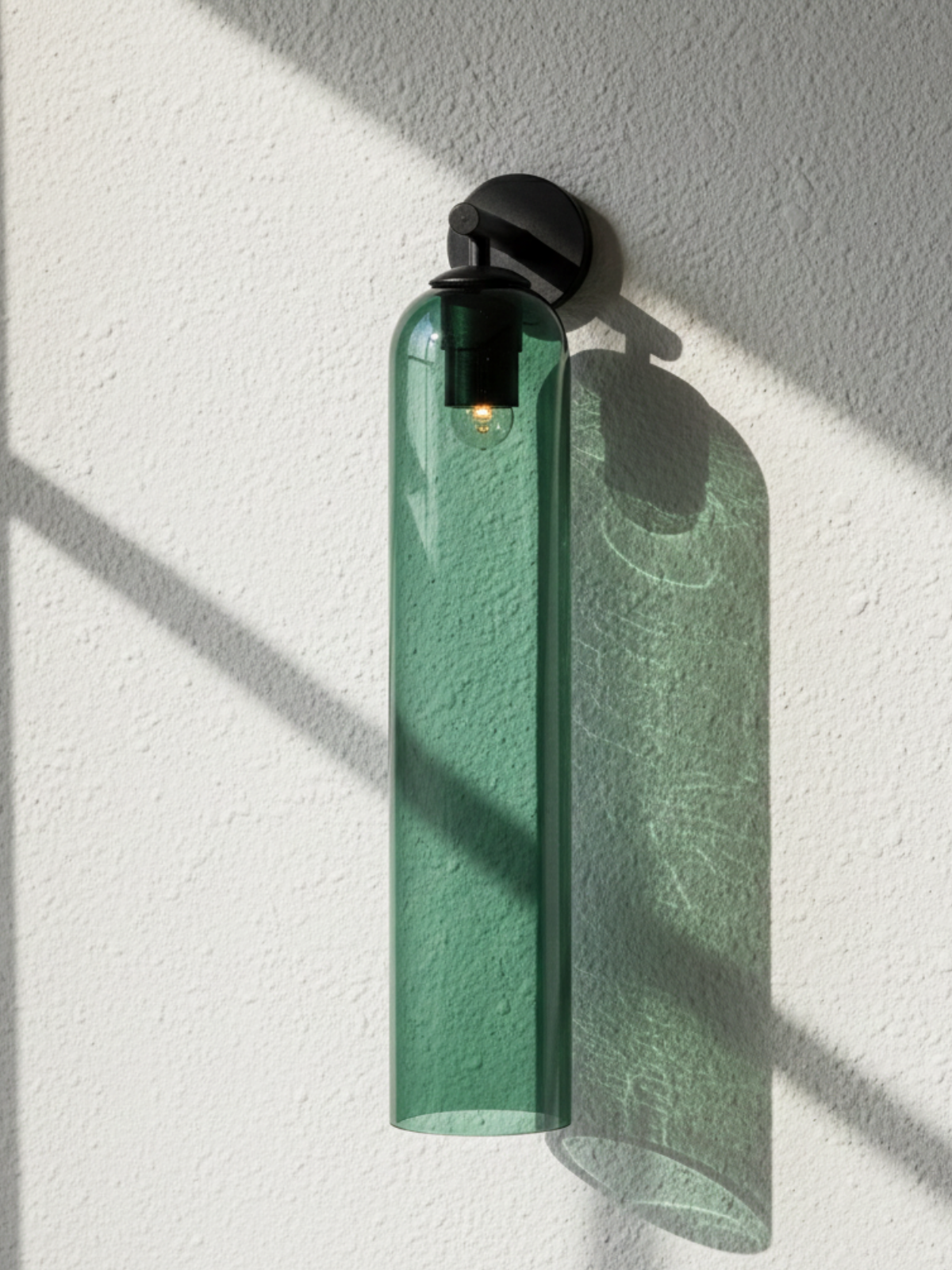 Art Glass Capsule Sconce