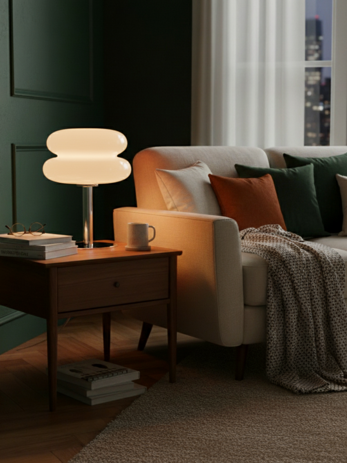 Cordless Mushroom Table Lamp