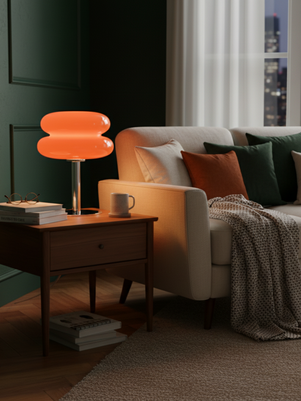 Cordless Mushroom Table Lamp