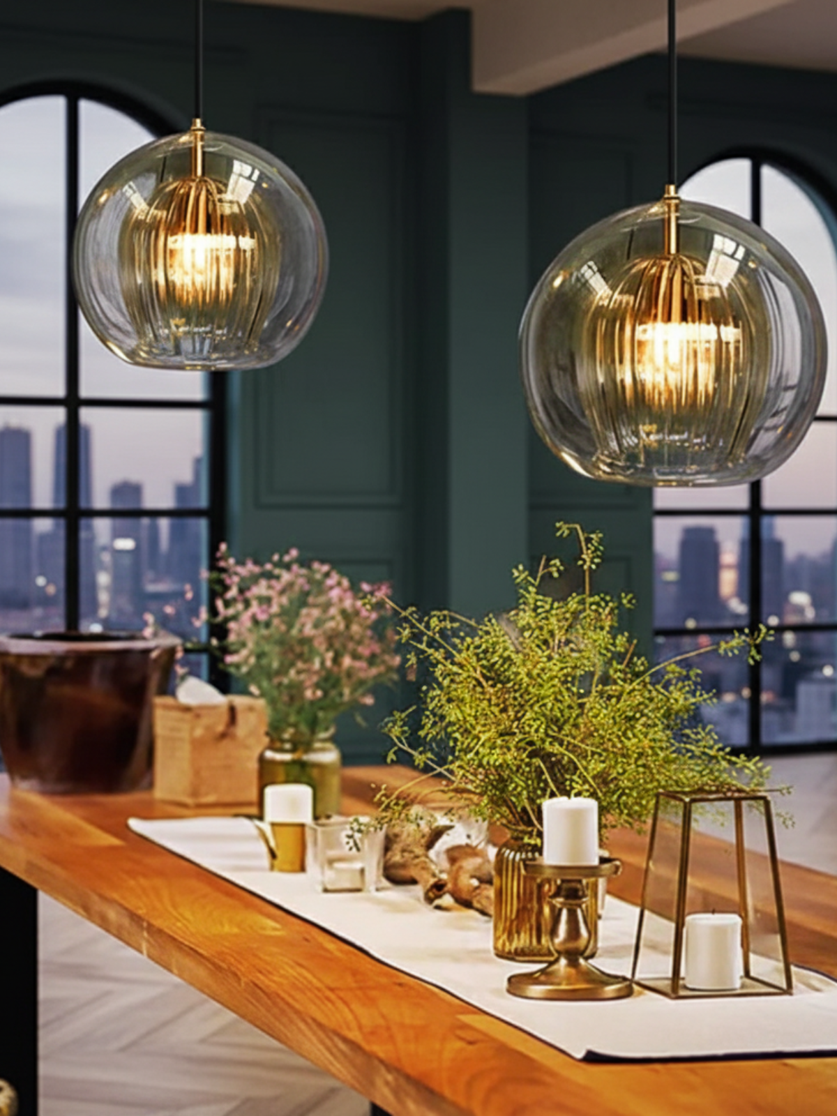 Modern LED Globe Pendant Light