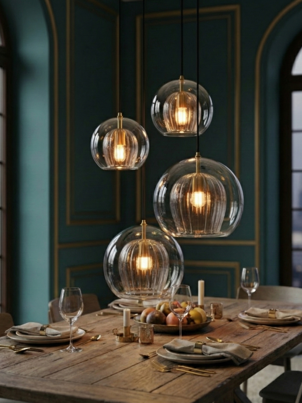 Modern LED Globe Pendant Light