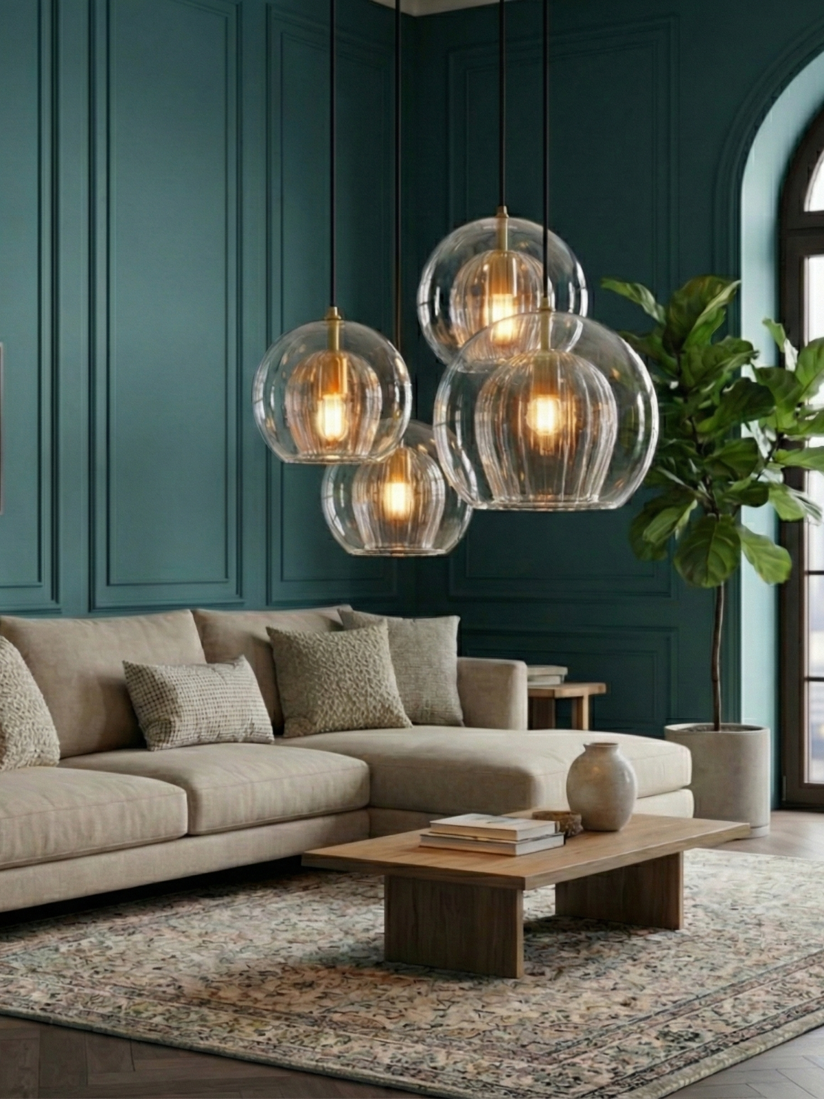 Modern LED Globe Pendant Light