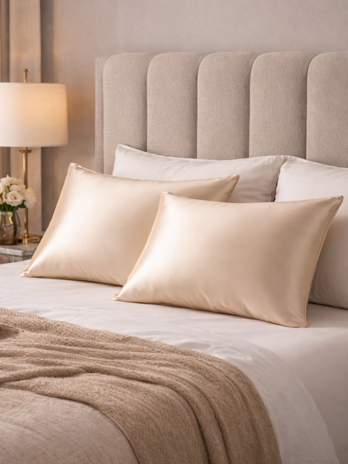 Veloura Satin Pillowcase – Smooth Hair & Skin Sleep Essential