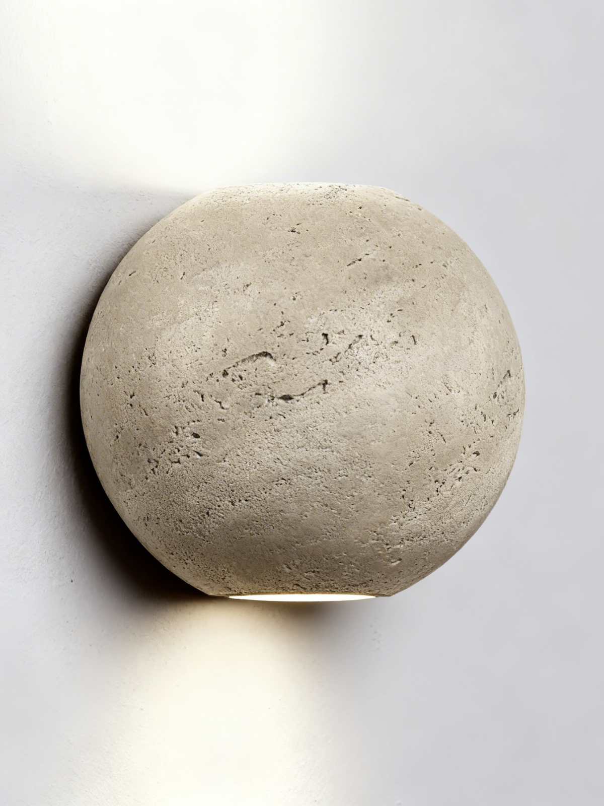 Natural Limestone Wall Lamp