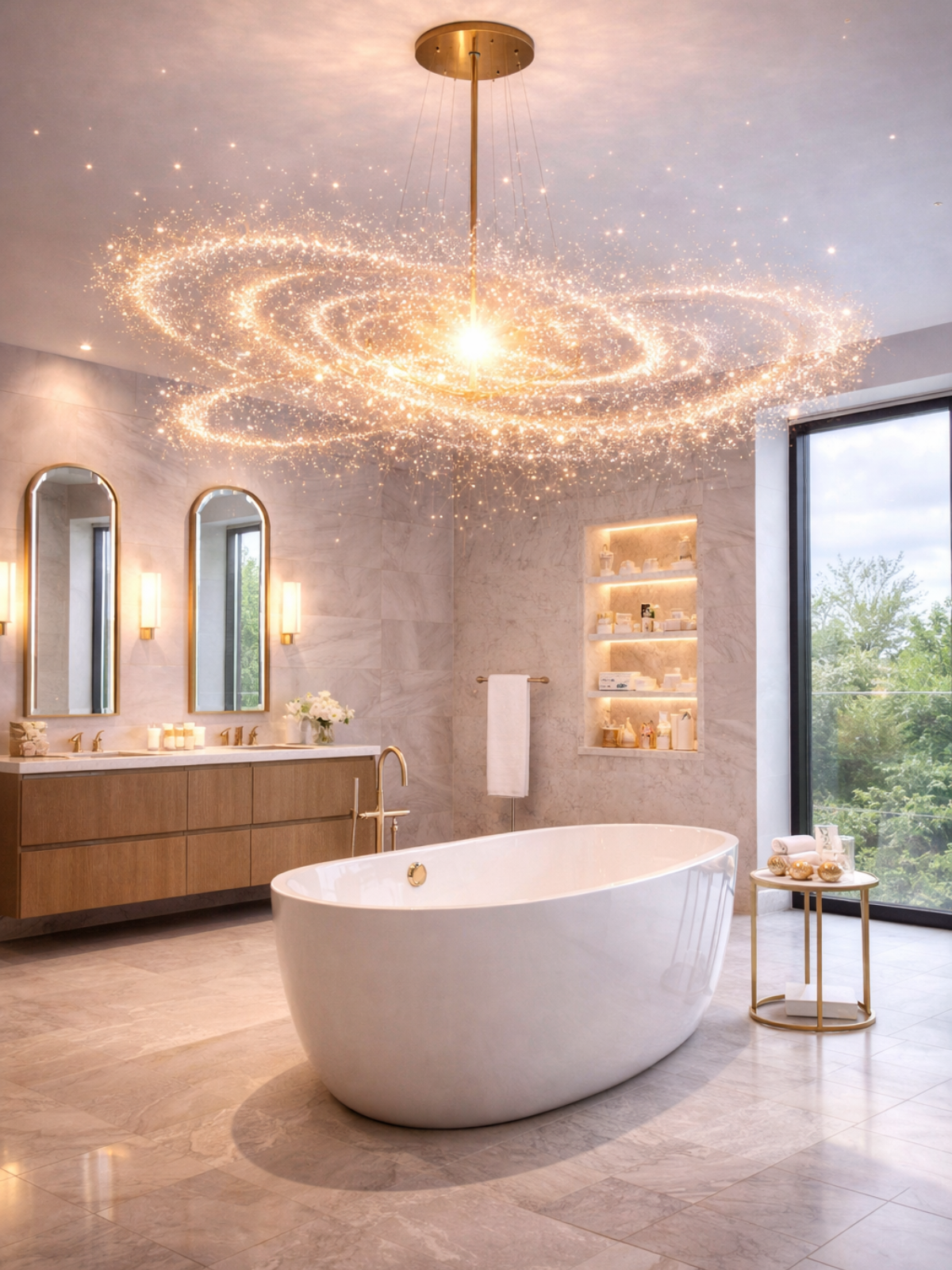 Celestial Galaxy Chandelier – Cosmic Luxury Statement Light