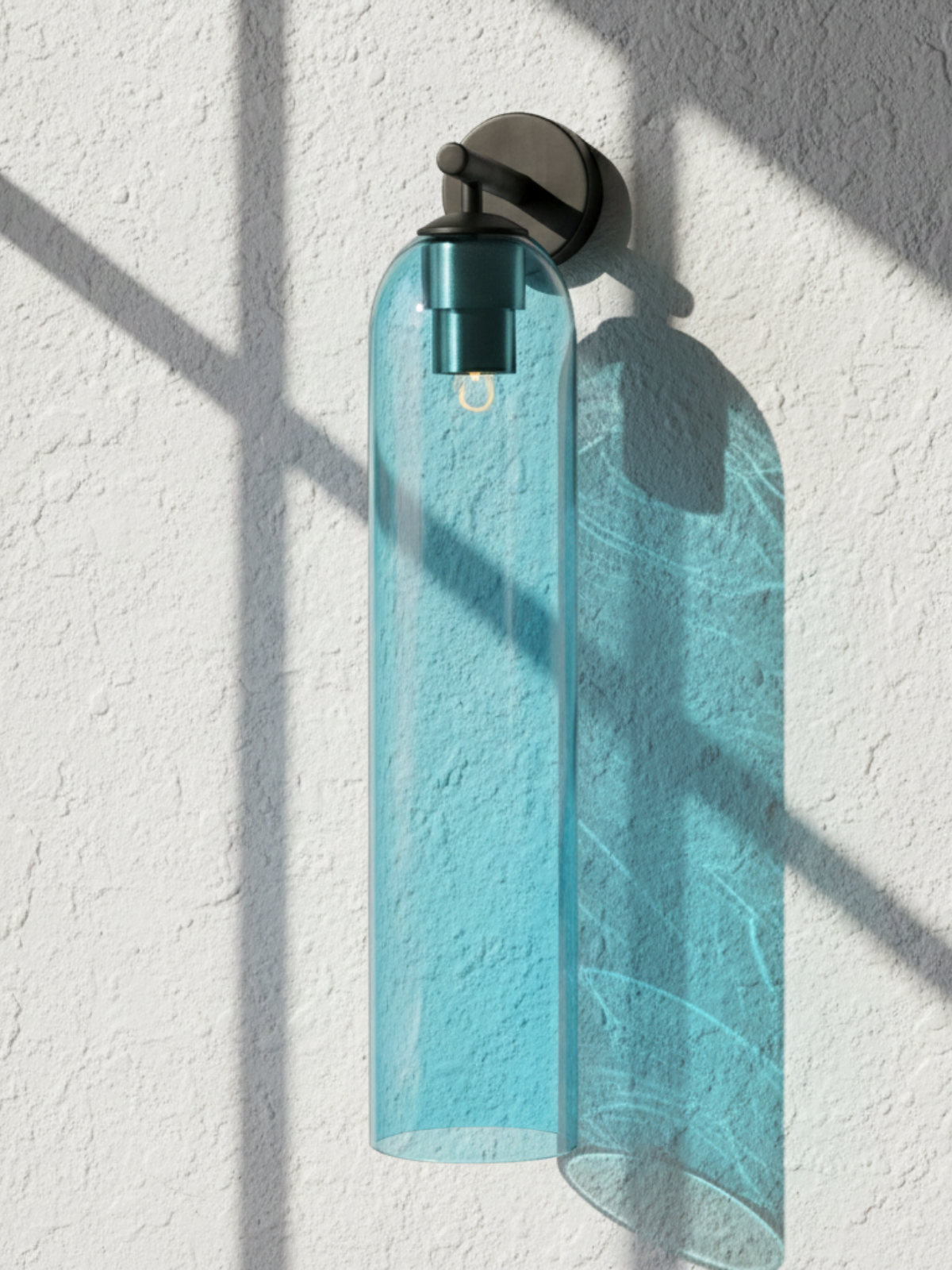 Art Glass Capsule Sconce