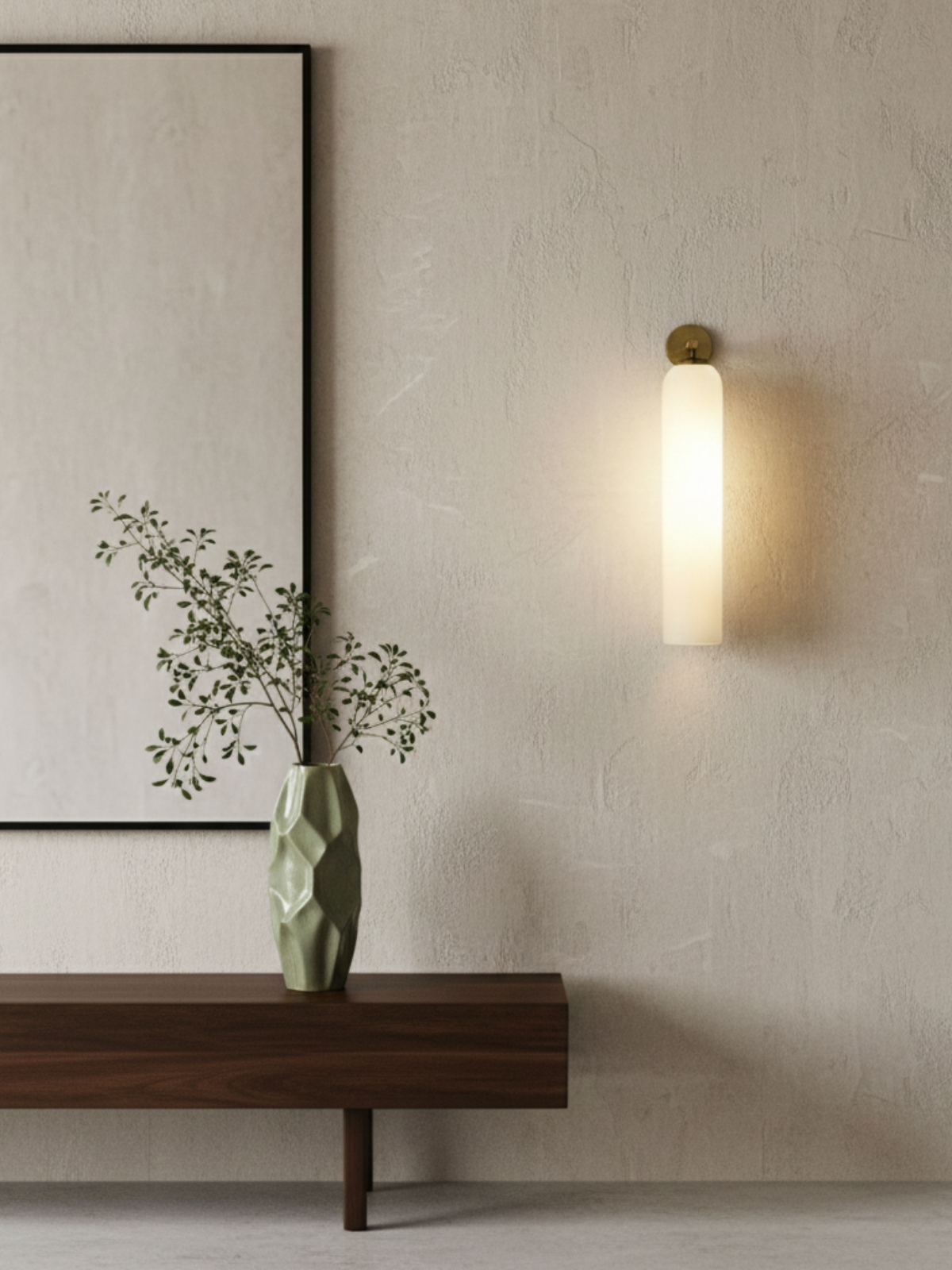 Art Glass Capsule Sconce