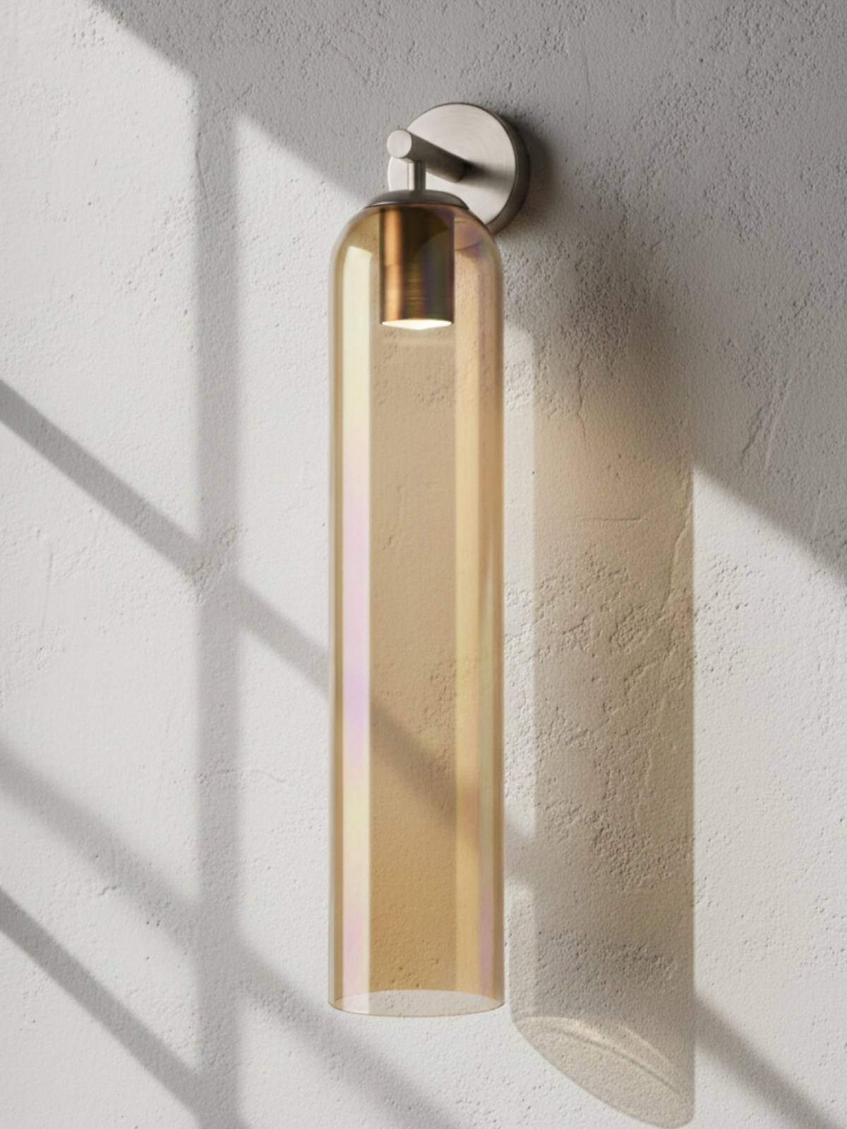 Art Glass Capsule Sconce