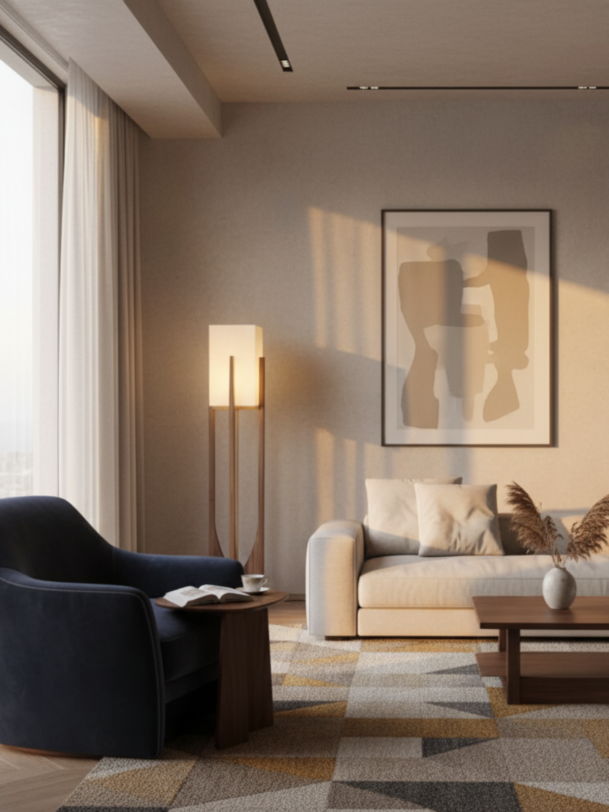 The Wabi Sabi Sculptural Floor Lamp