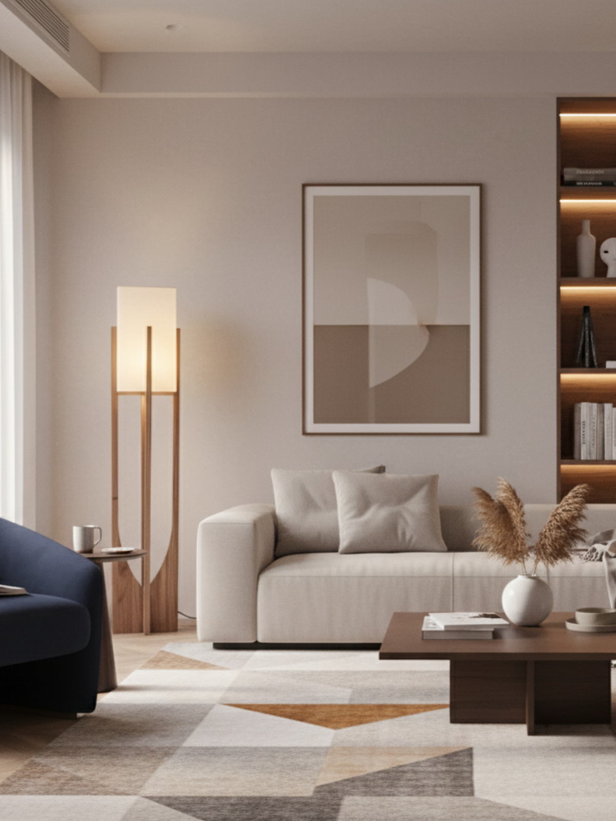 The Wabi Sabi Sculptural Floor Lamp