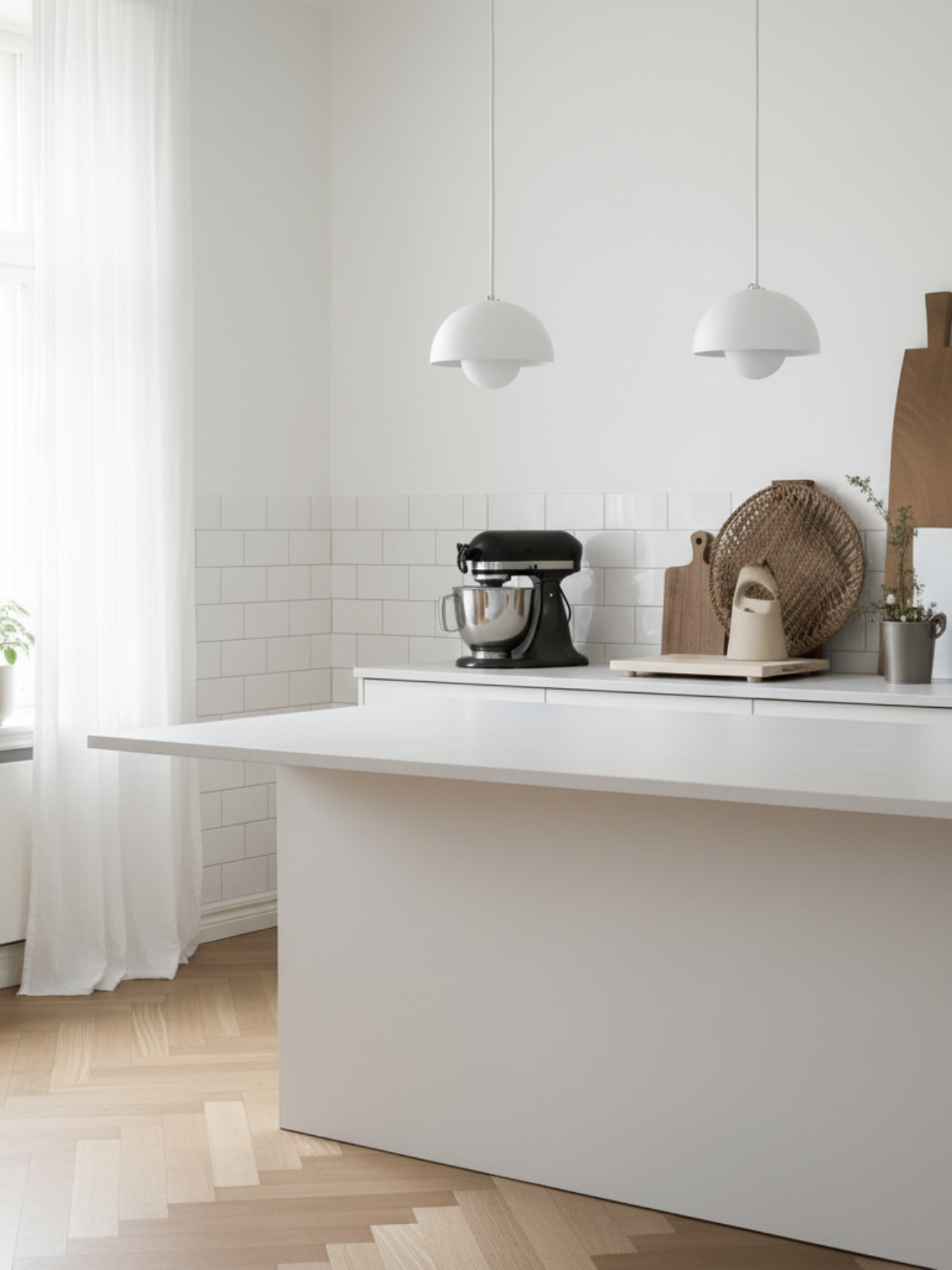 Modern Semi-Circular Ceiling Light