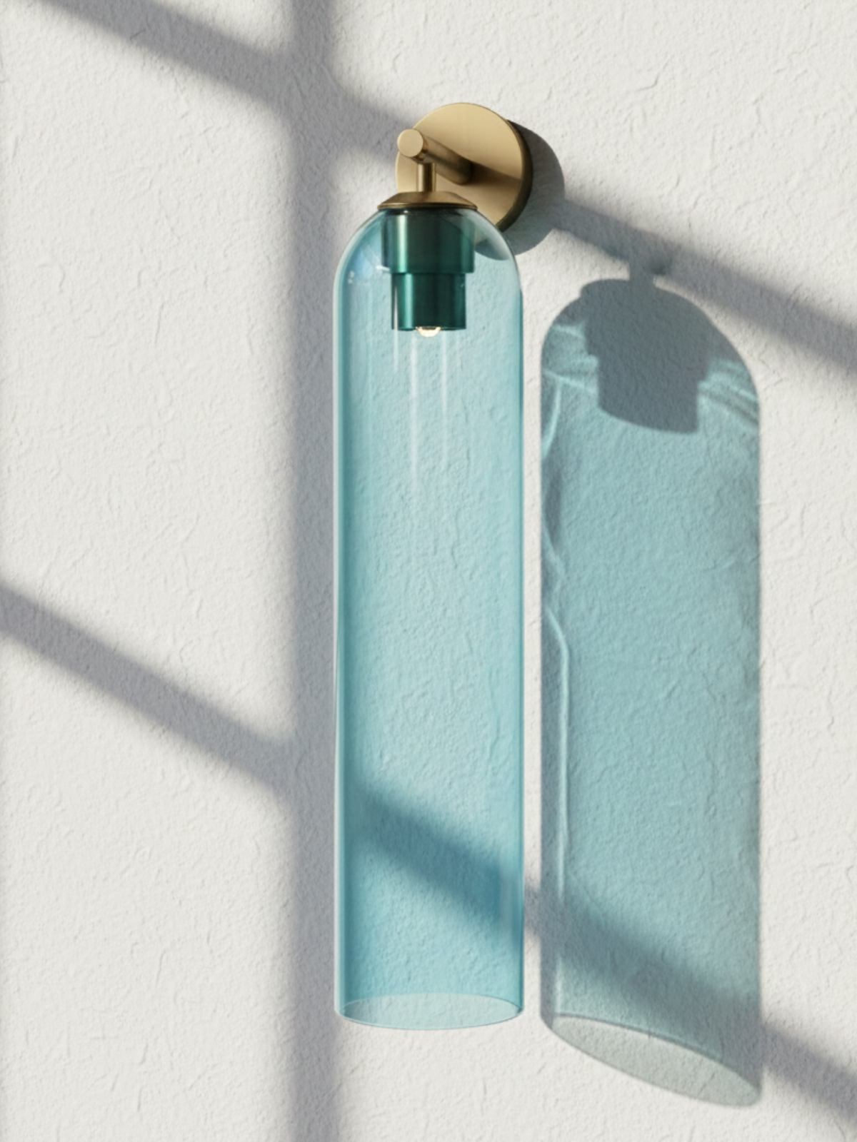 Art Glass Capsule Sconce