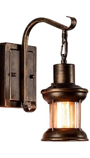 Alessio Retro Farmhouse Wall Lamp