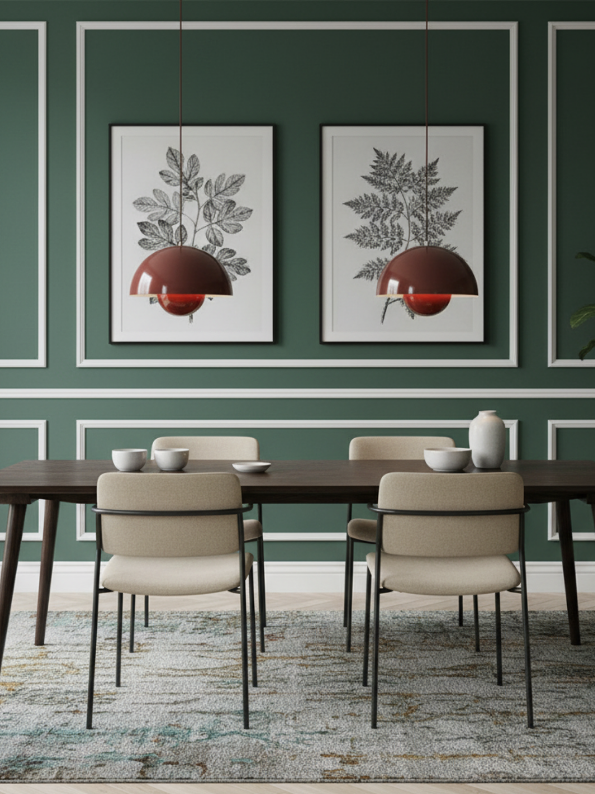 Modern Semi-Circular Ceiling Light