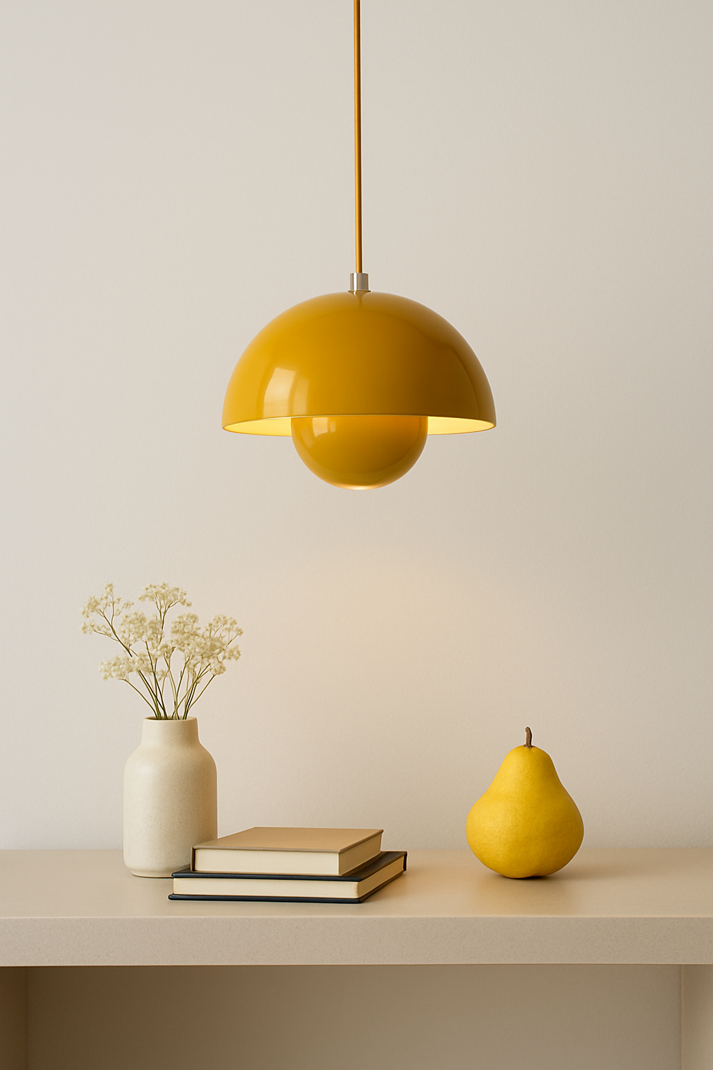 Modern Semi-Circular Ceiling Light