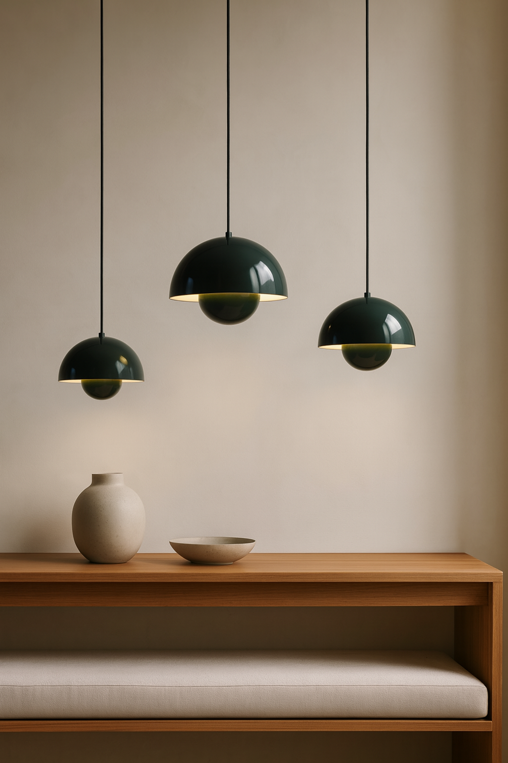 Modern Semi-Circular Ceiling Light