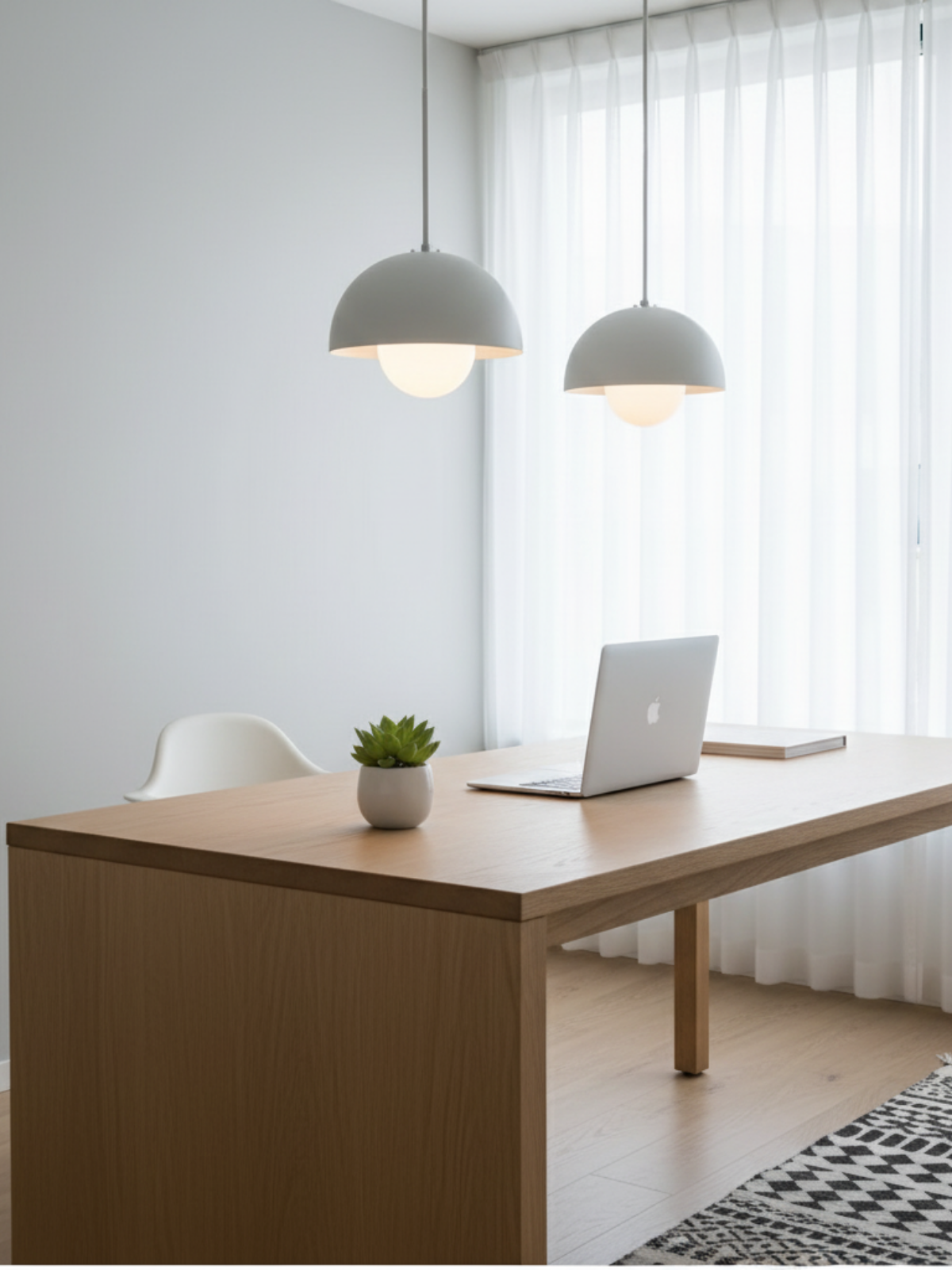 Modern Semi-Circular Ceiling Light